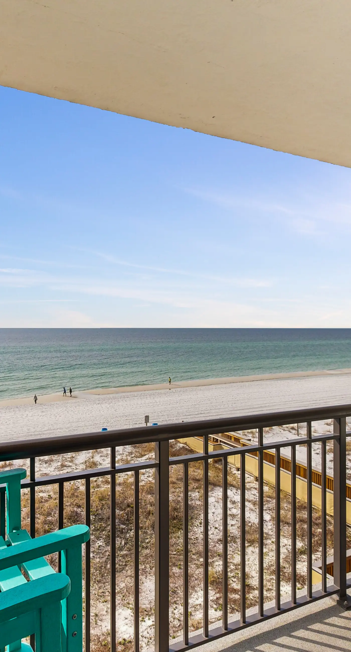 Gulf-front escape with pool, balcony view, amazing beach access & tennis