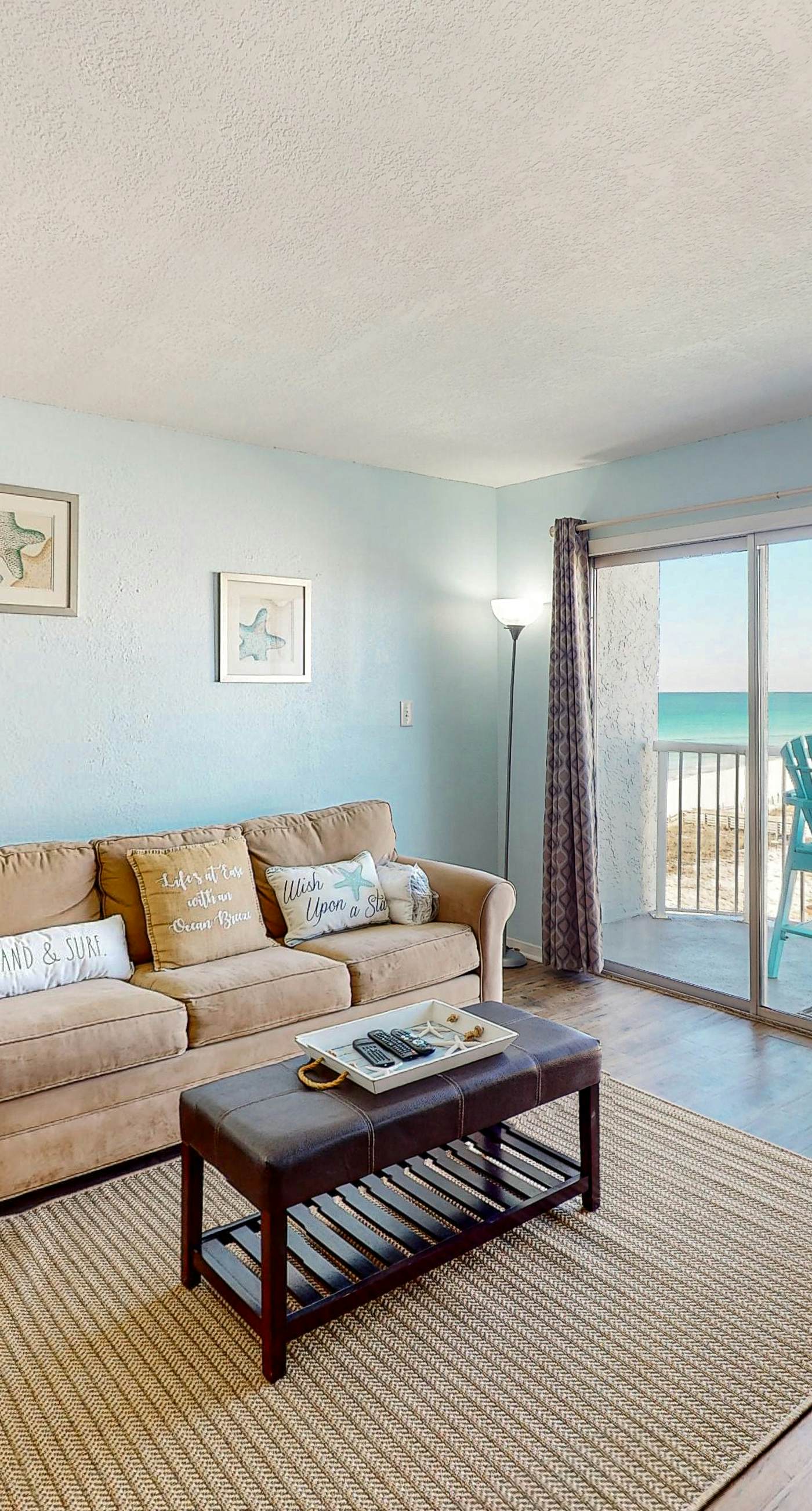 Islander W 605 - Sixth floor oceanfront condo with pool access, central AC, and sunset ocean view