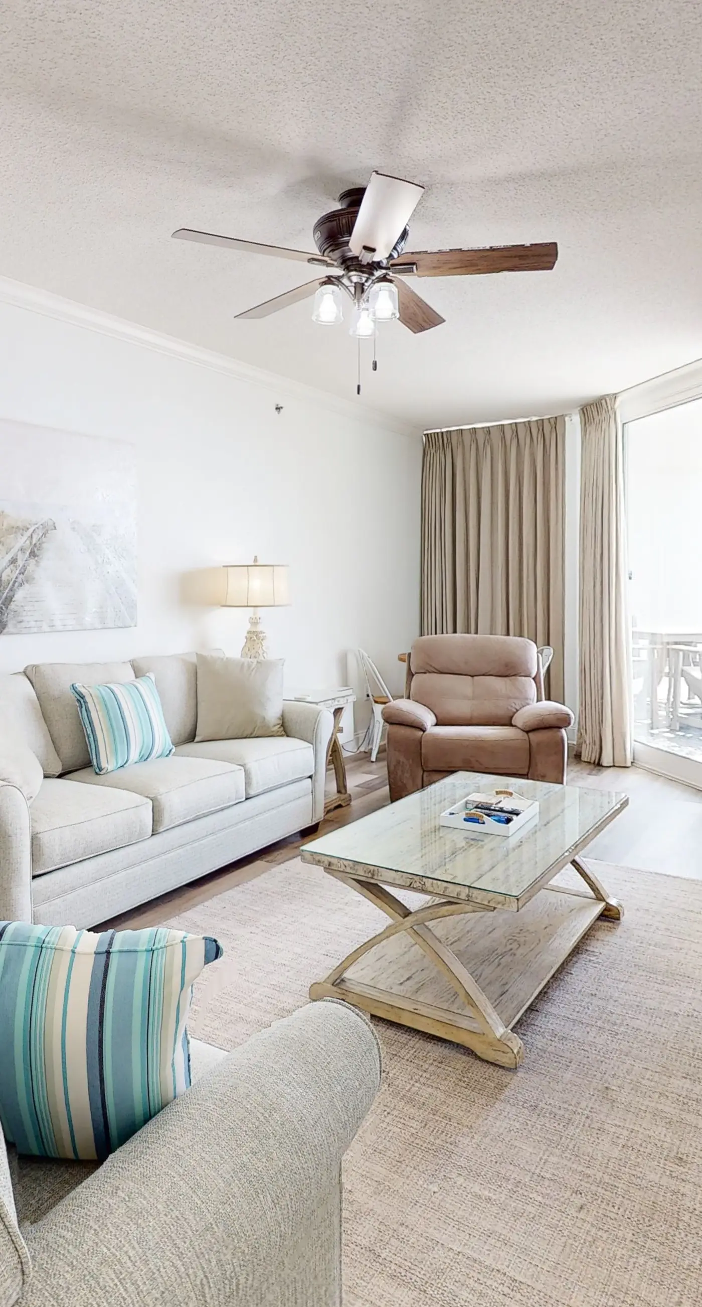 Gulf-front condo with pools, hot tub, beach access & views