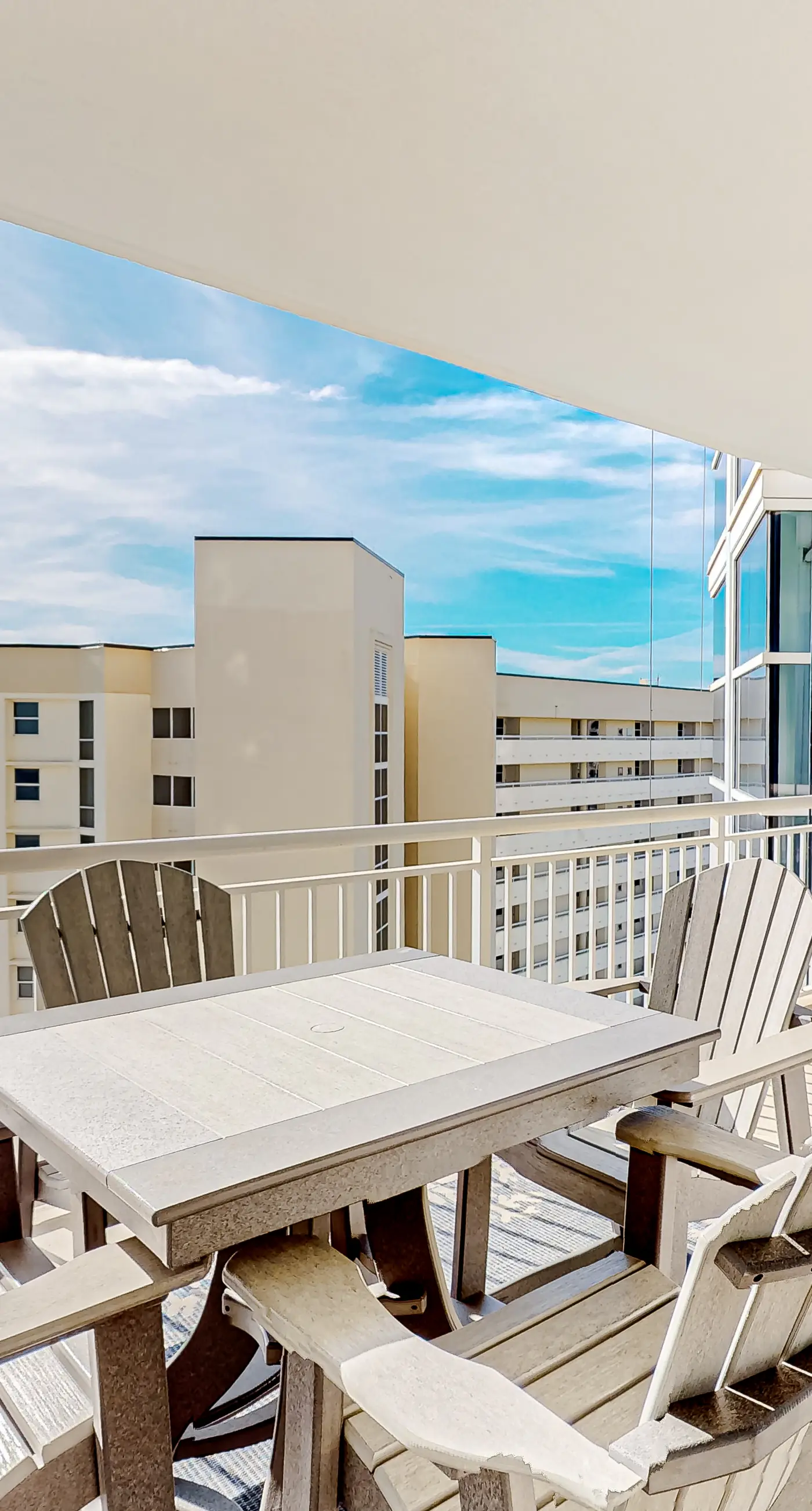 Gulf-front condo with pools, hot tub, beach access & views