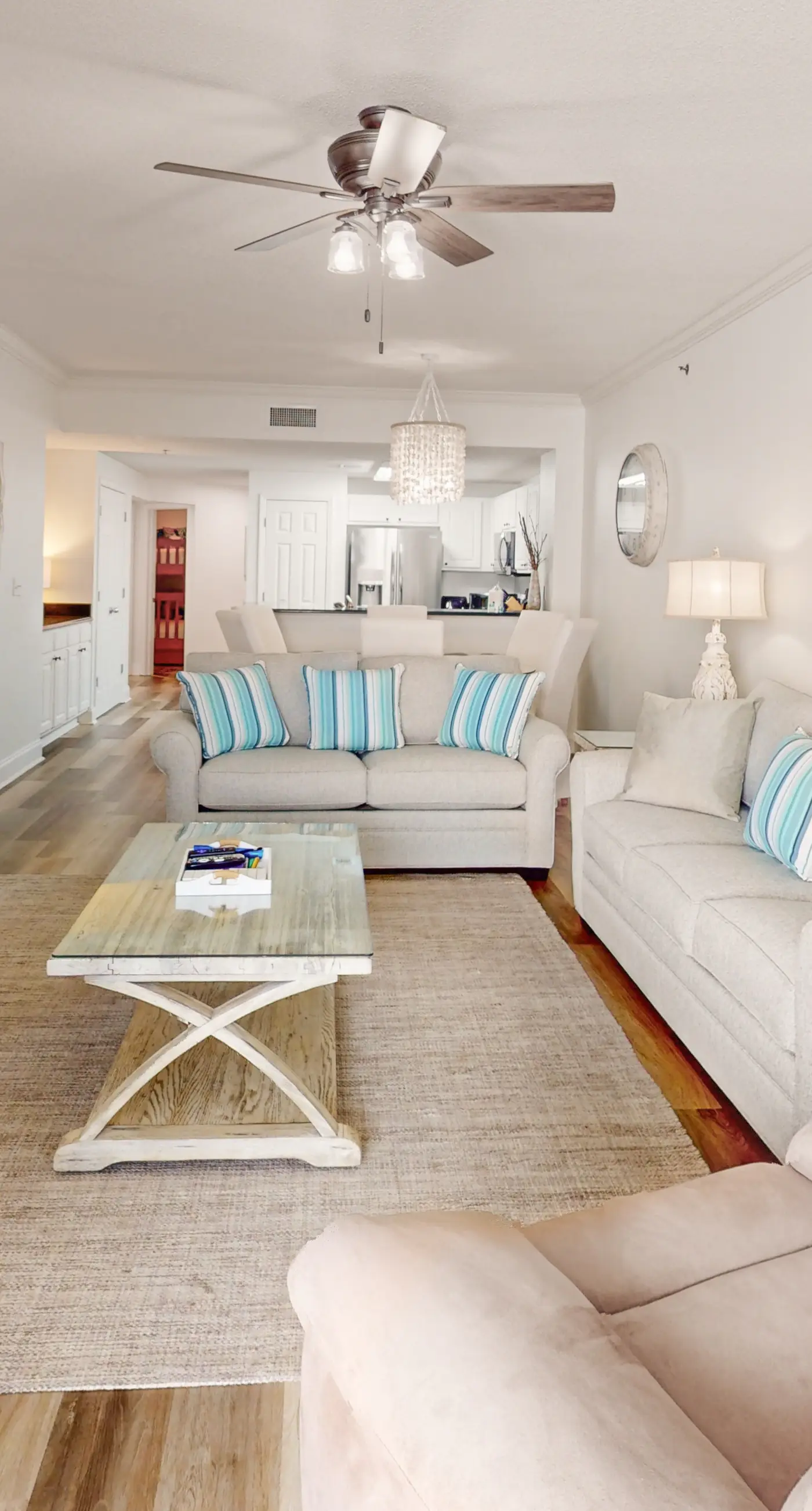 Gulf-front condo with pools, hot tub, beach access & views