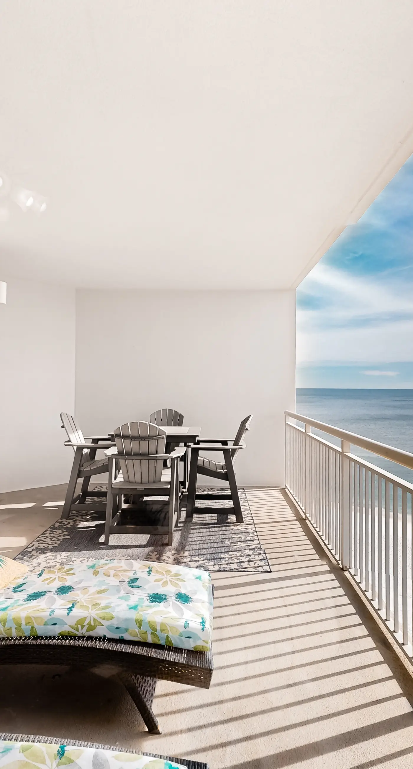 Gulf-front condo with pools, hot tub, beach access & views
