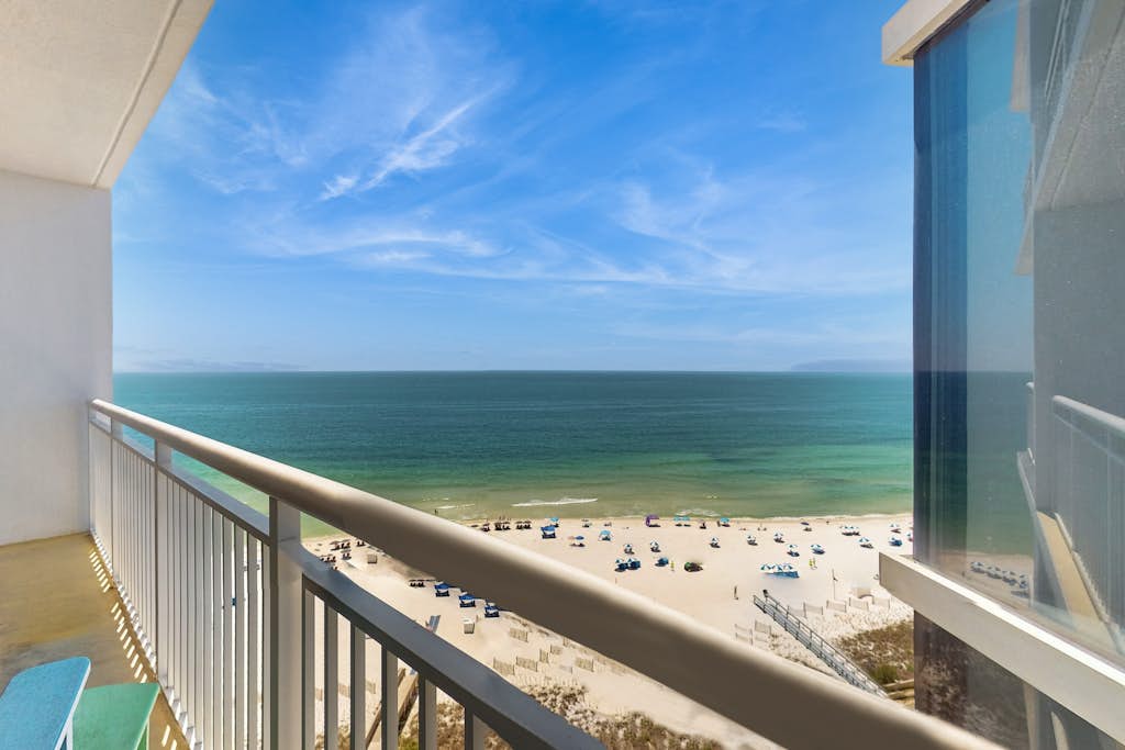 Gulf-front condo with amazing views, pools, beach access & gym