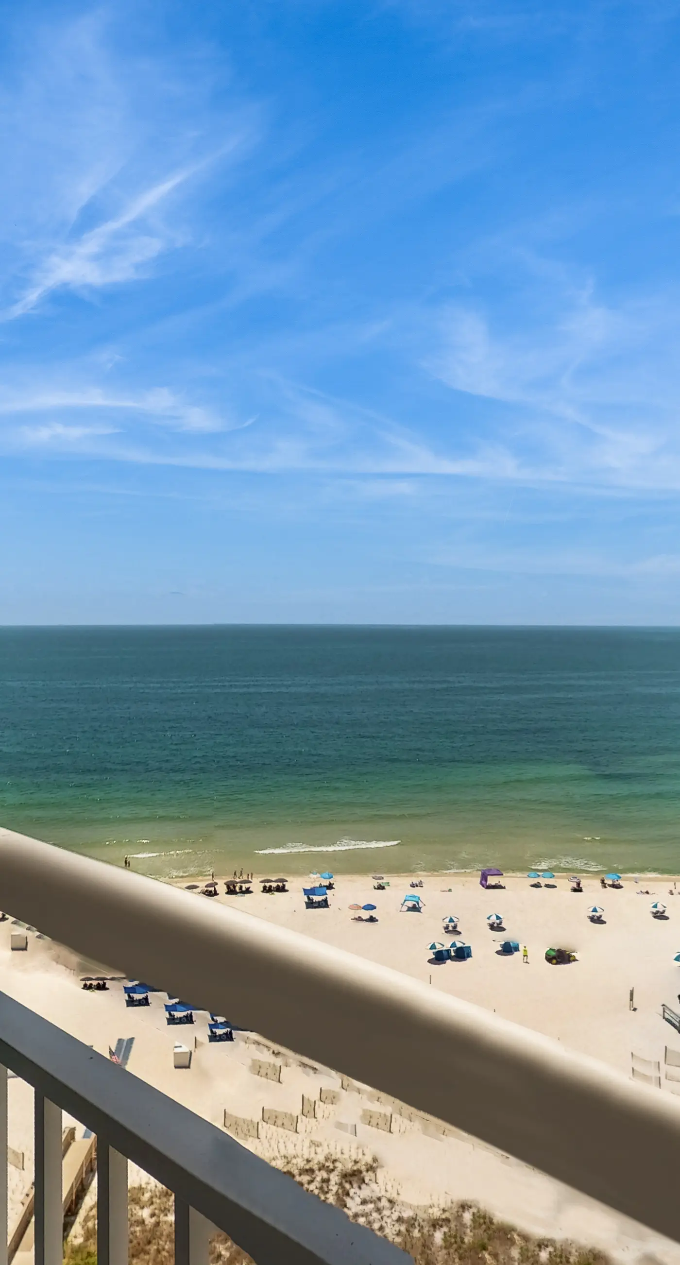 Gulf-front condo with amazing views, pools, beach access & gym