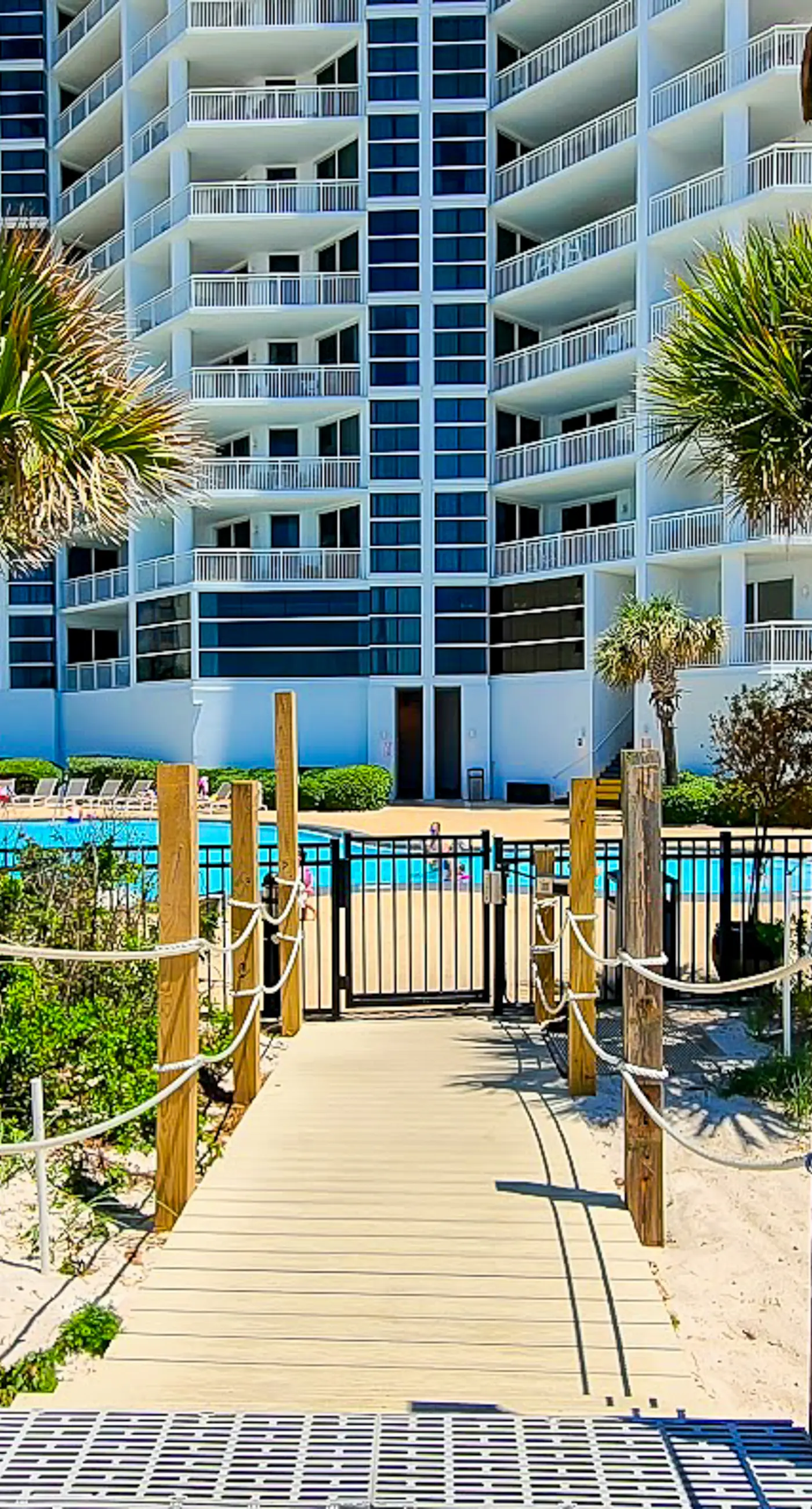 Gulf-front condo with amazing views, pools, beach access & gym