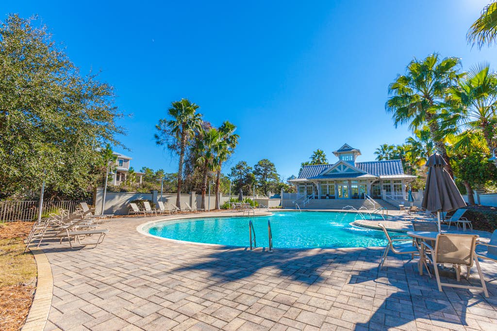 Updated, roomy Inlet Beach home with two outdoor decks and Shared Pool/Dock