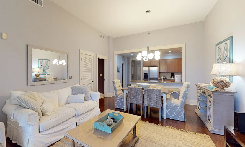 Stylish condo with pools, fitness center & tram to the beach