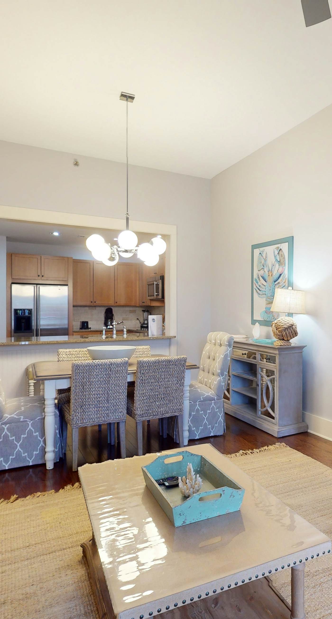 Stylish condo with pools, fitness center & tram to the beach