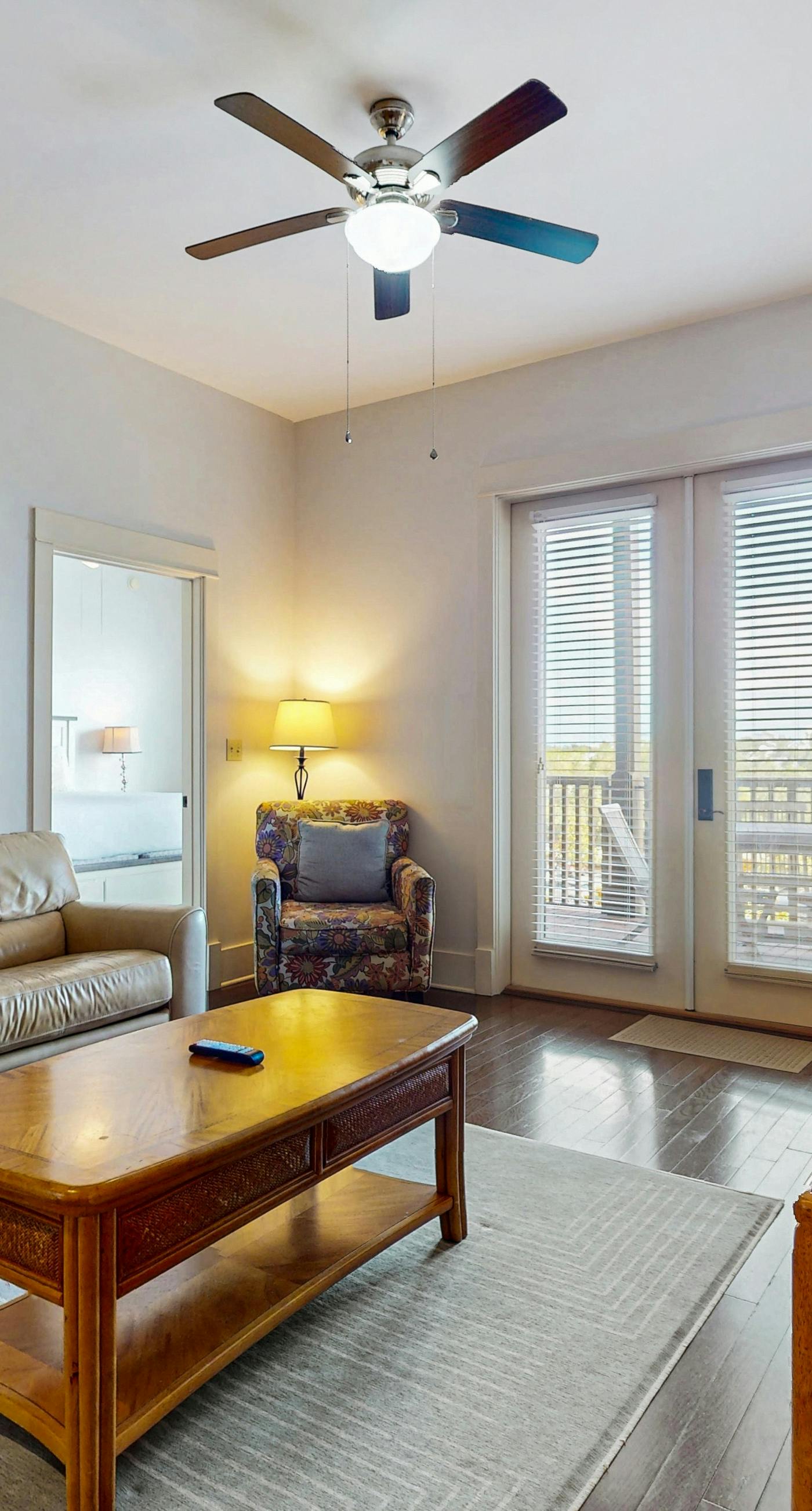 Polished condo with balcony & pools - one block from the beach