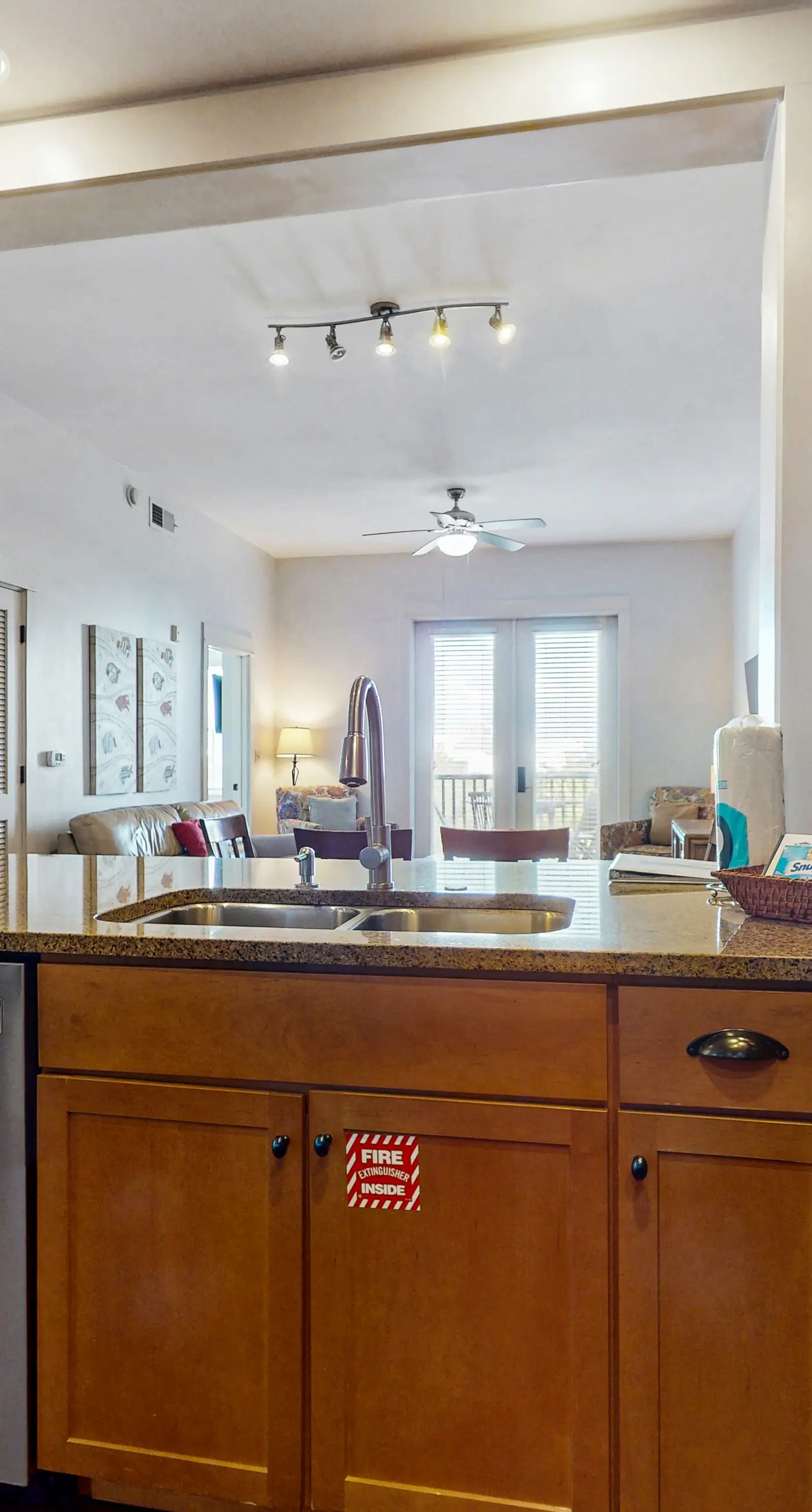 Polished condo with balcony & pools - one block from the beach