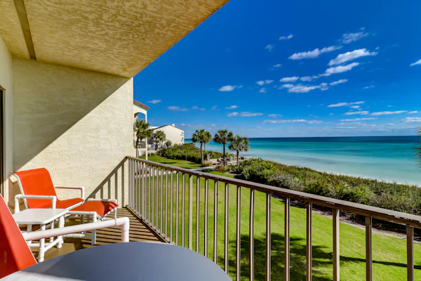Beachfront Corner Condo w/ Free WiFi, Stunning Gulf View, & a Shared Pool