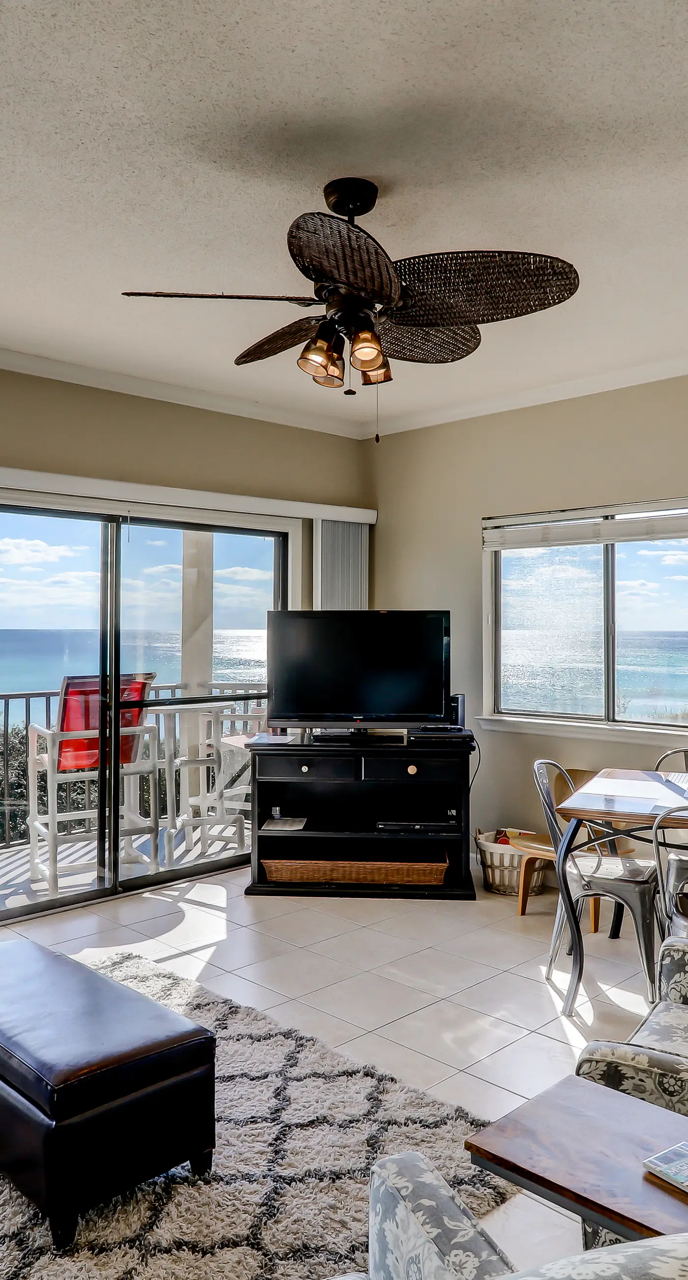 Beachfront Corner Condo w/ Free WiFi, Stunning Gulf View, & a Shared Pool