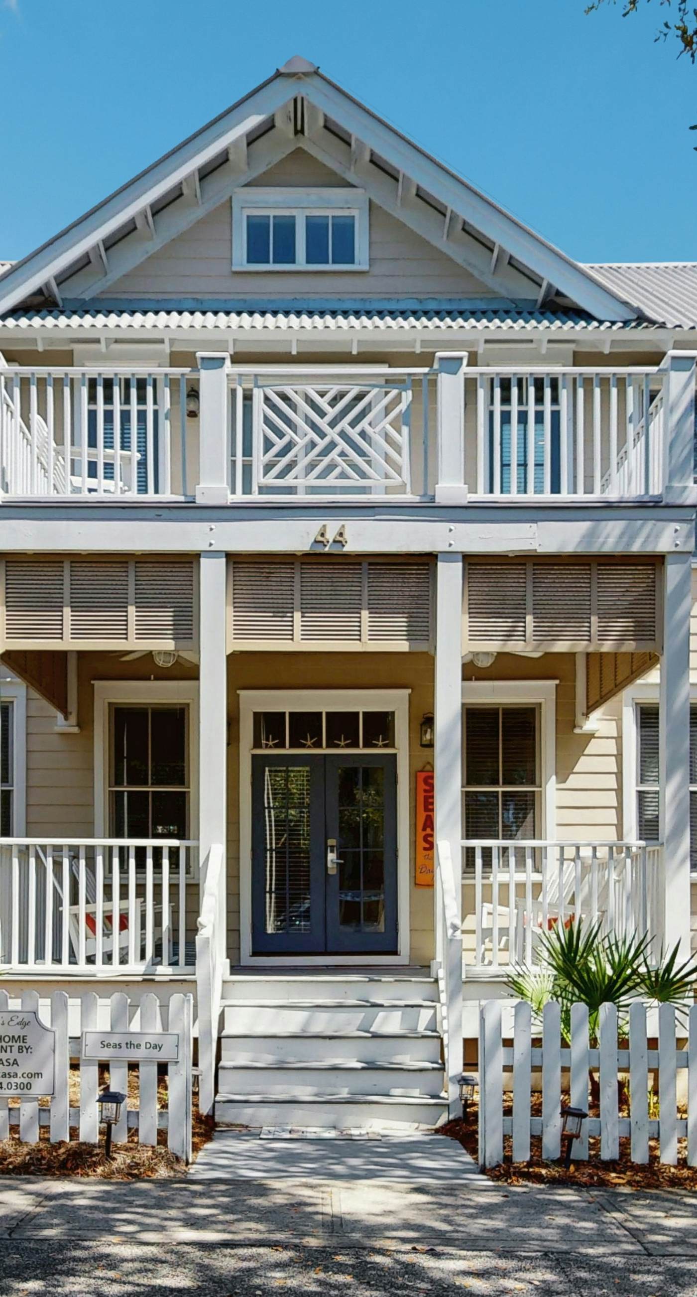 Coastal home with 2 community pools, bikes, front porch & balcony - near beach
