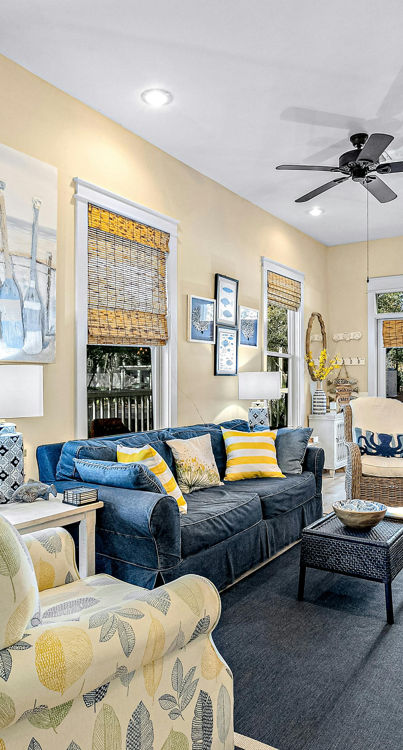 Charming Seagrove Beach home with 3 floors of decks, AC, & WiFi - walk to beach