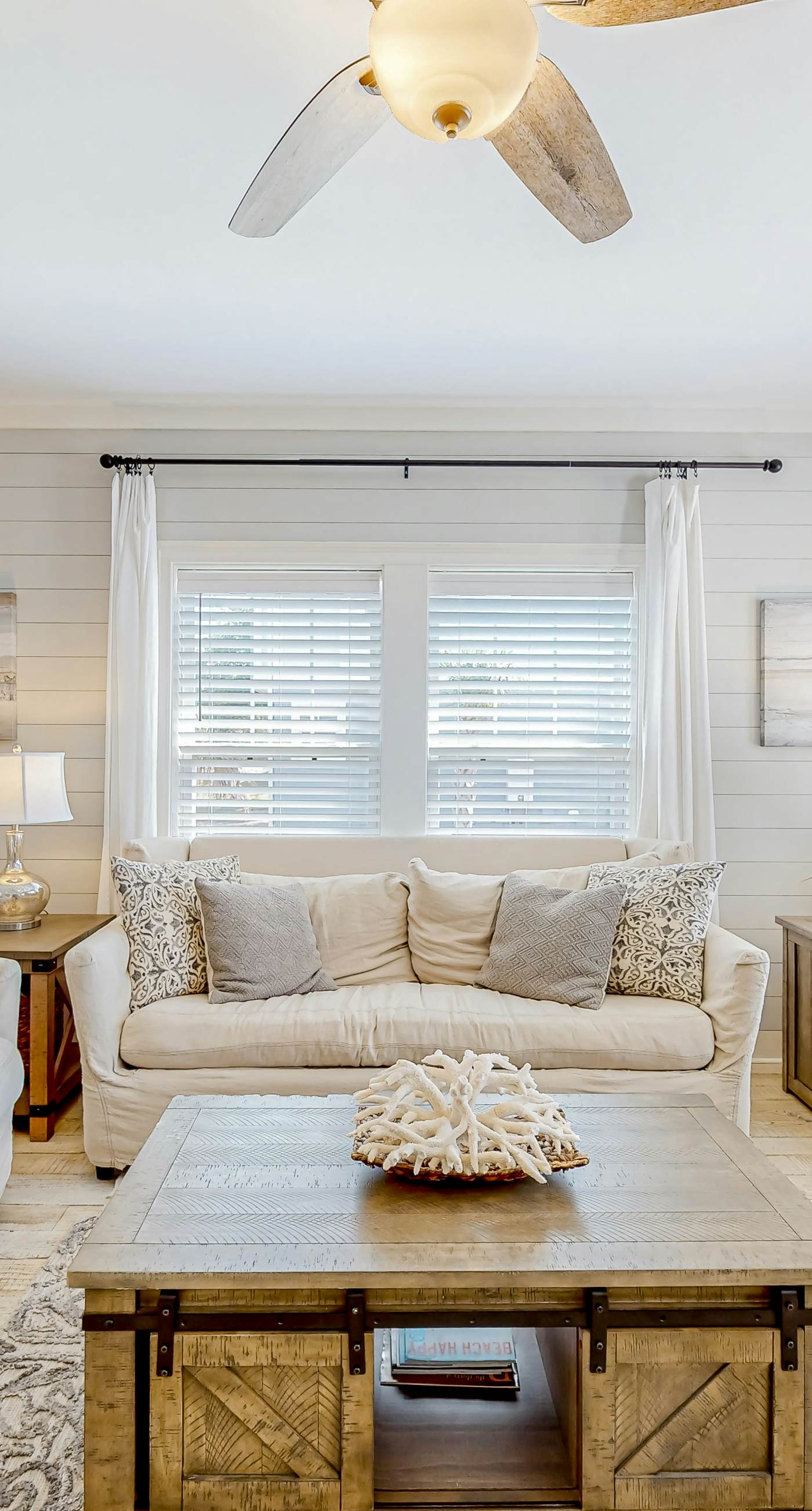 Charming home with enclosed sunroom, porch, central AC, & W&D - near beach