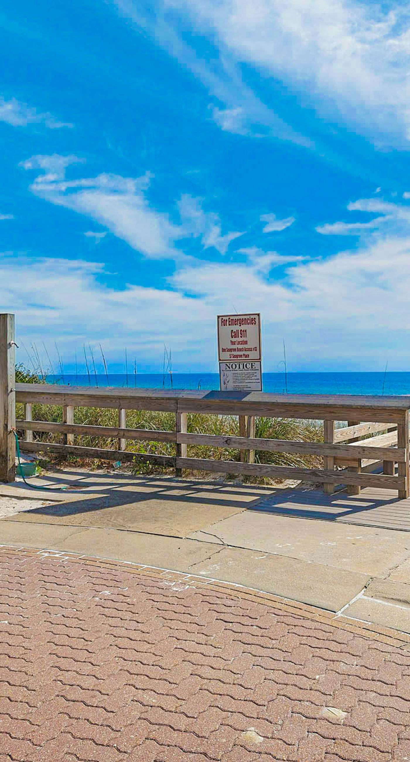 2nd-floor condo near beach with outdoor pool, tennis, balcony, washer&dryer, AC