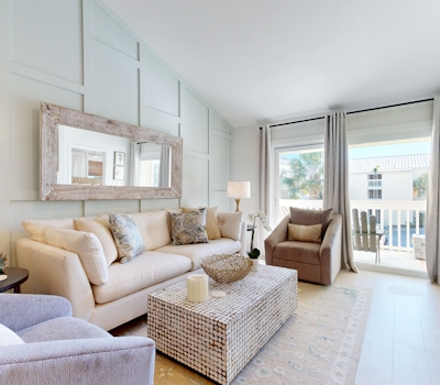 Courtyard view condo with private beach access, private balcony, & free WiFi