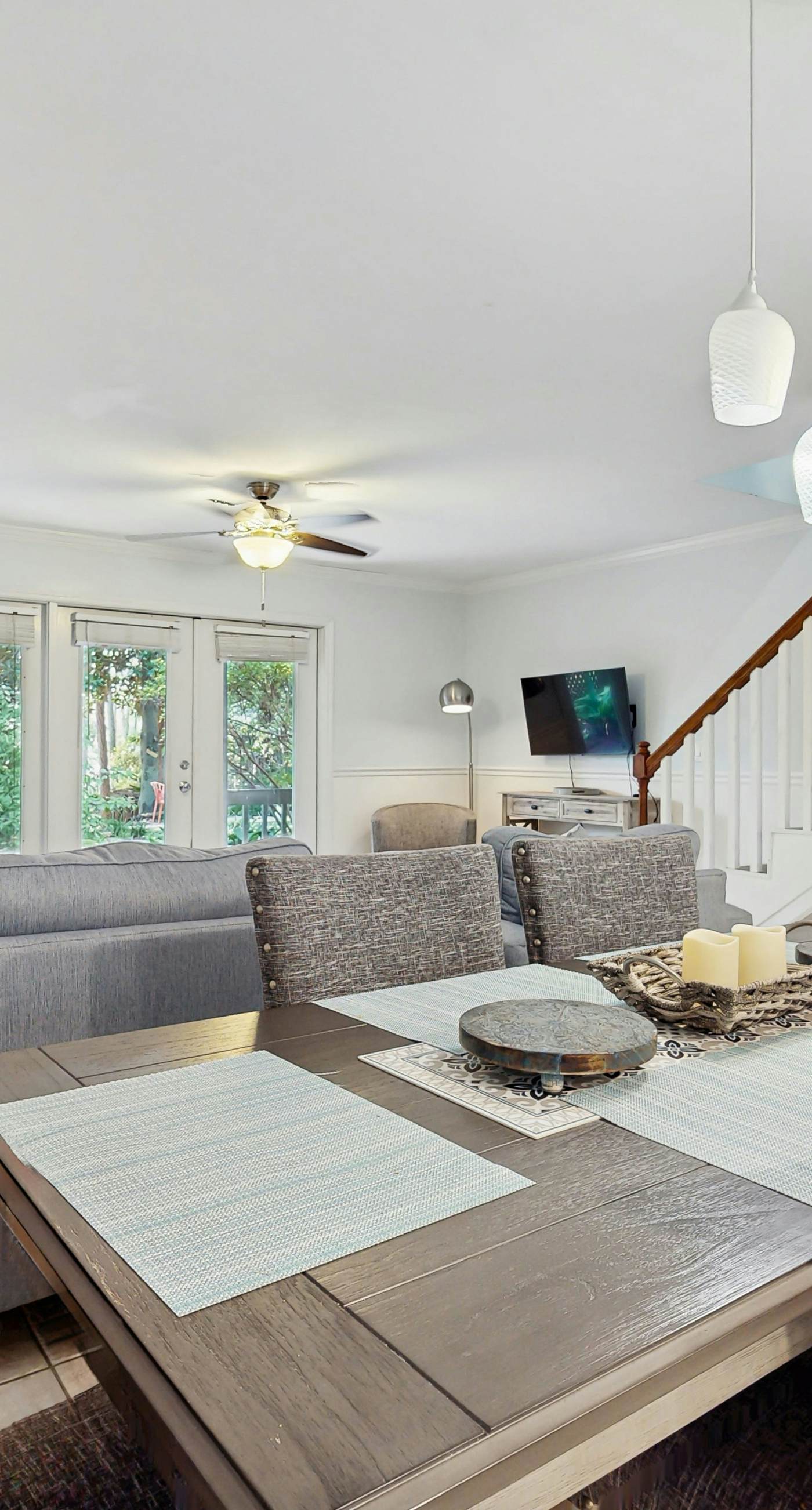 Lakefront Duplex with High-Speed Wi-Fi, Short Walk to Beach, and Water View