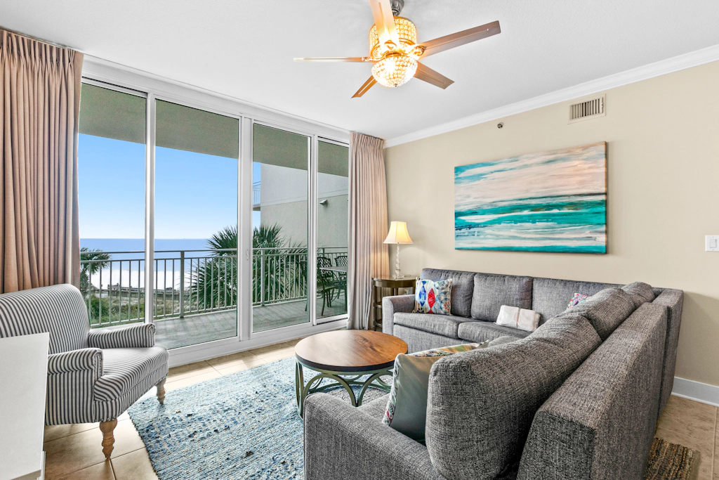 3rd Floor Beach-Chic, Gulf-Front Condo At Waterscape Lazy River