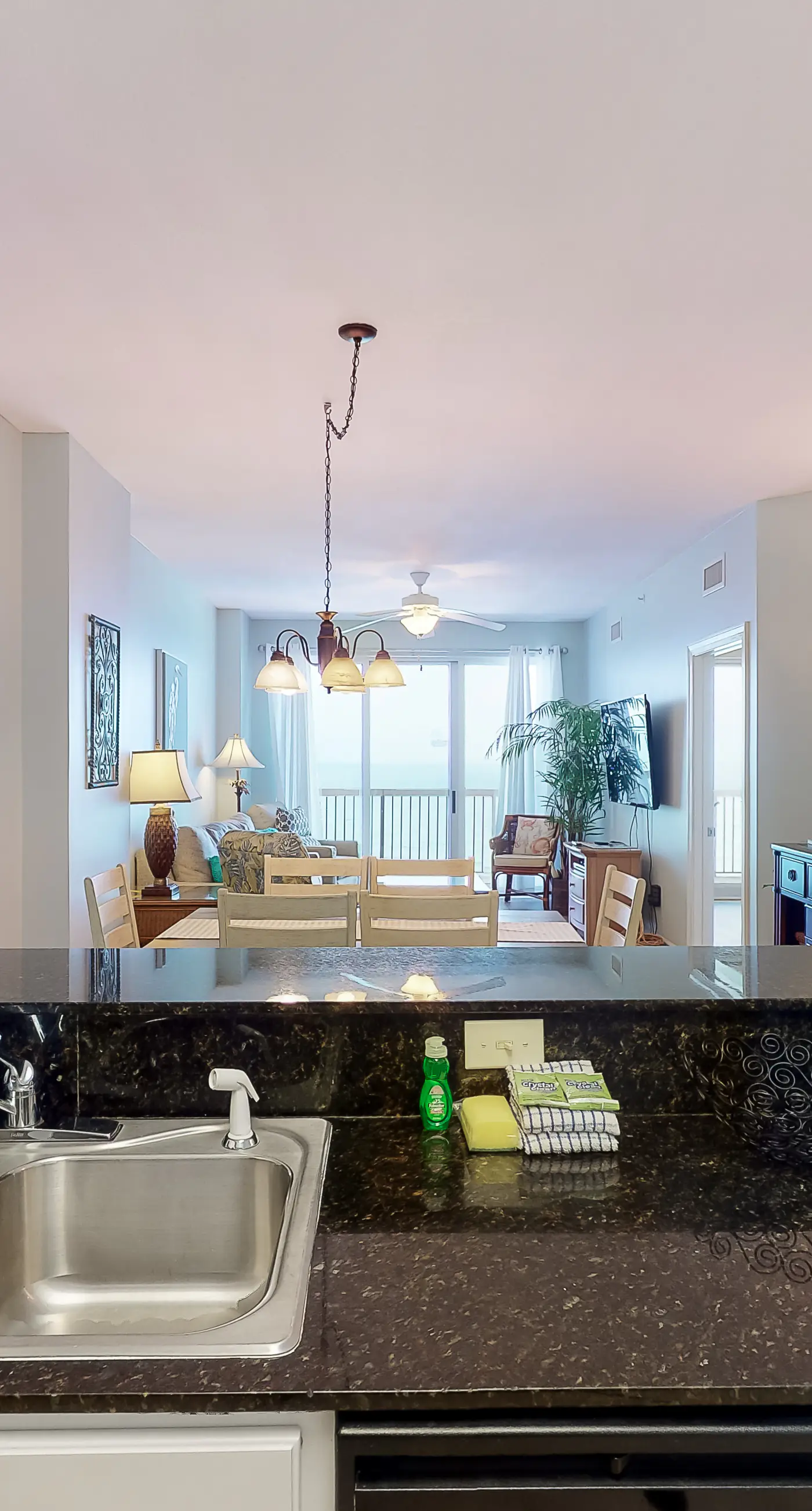 14th-floor, waterfront, beach-chic condo with pools & gym