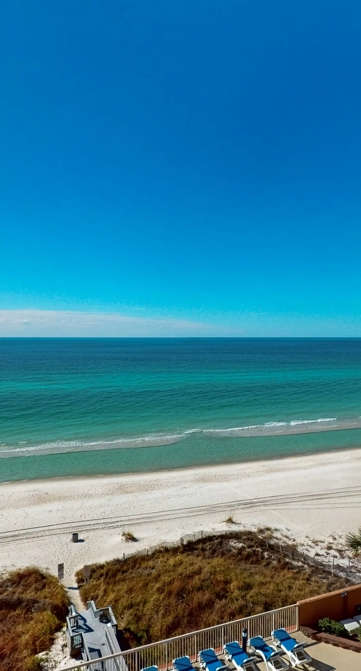 Newly Updated, 9th Floor Gulf-front Condo. Beach Chair Service Included