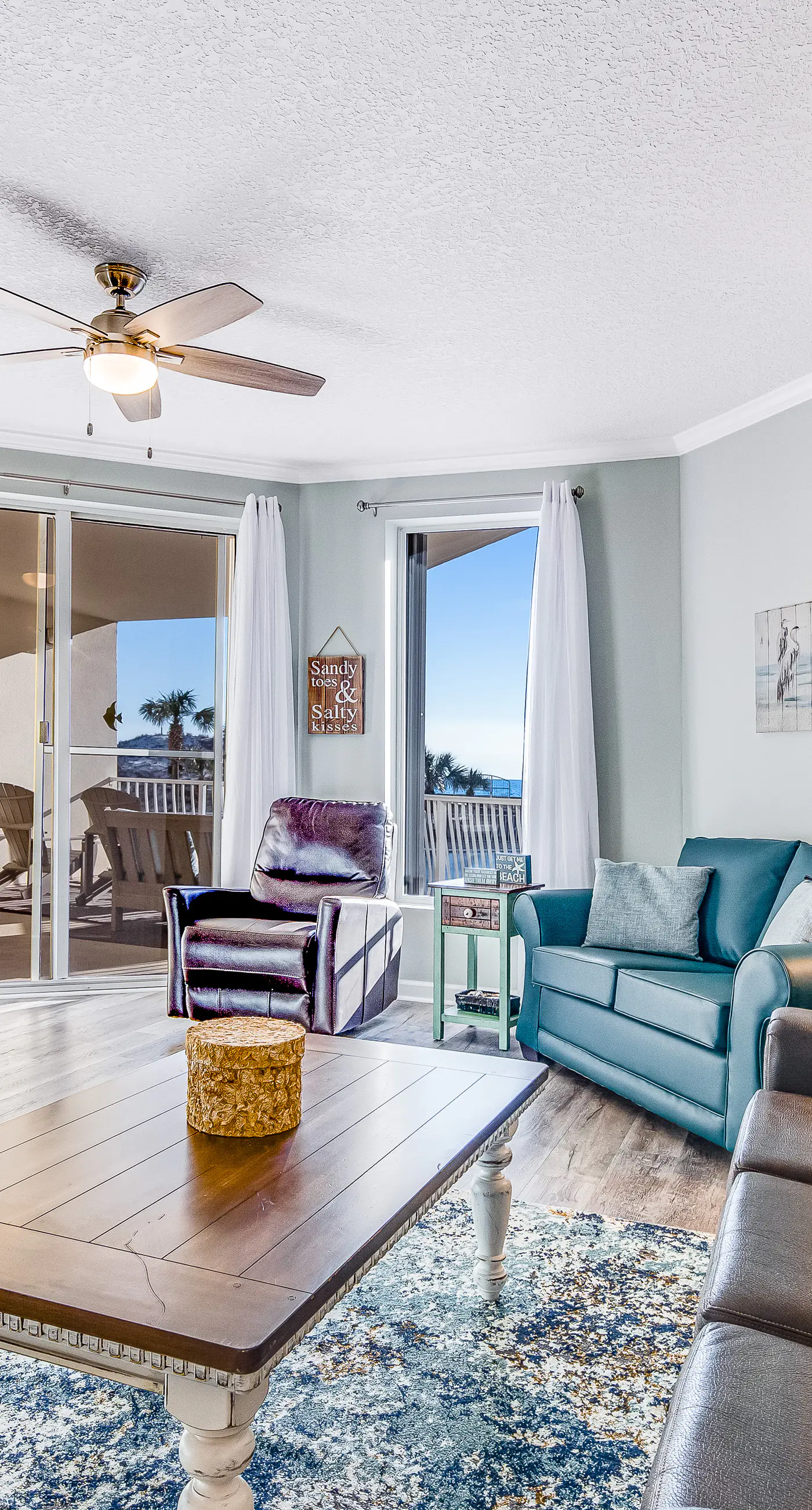 First-floor condo with sauna, gym, pool, tennis & pickleball