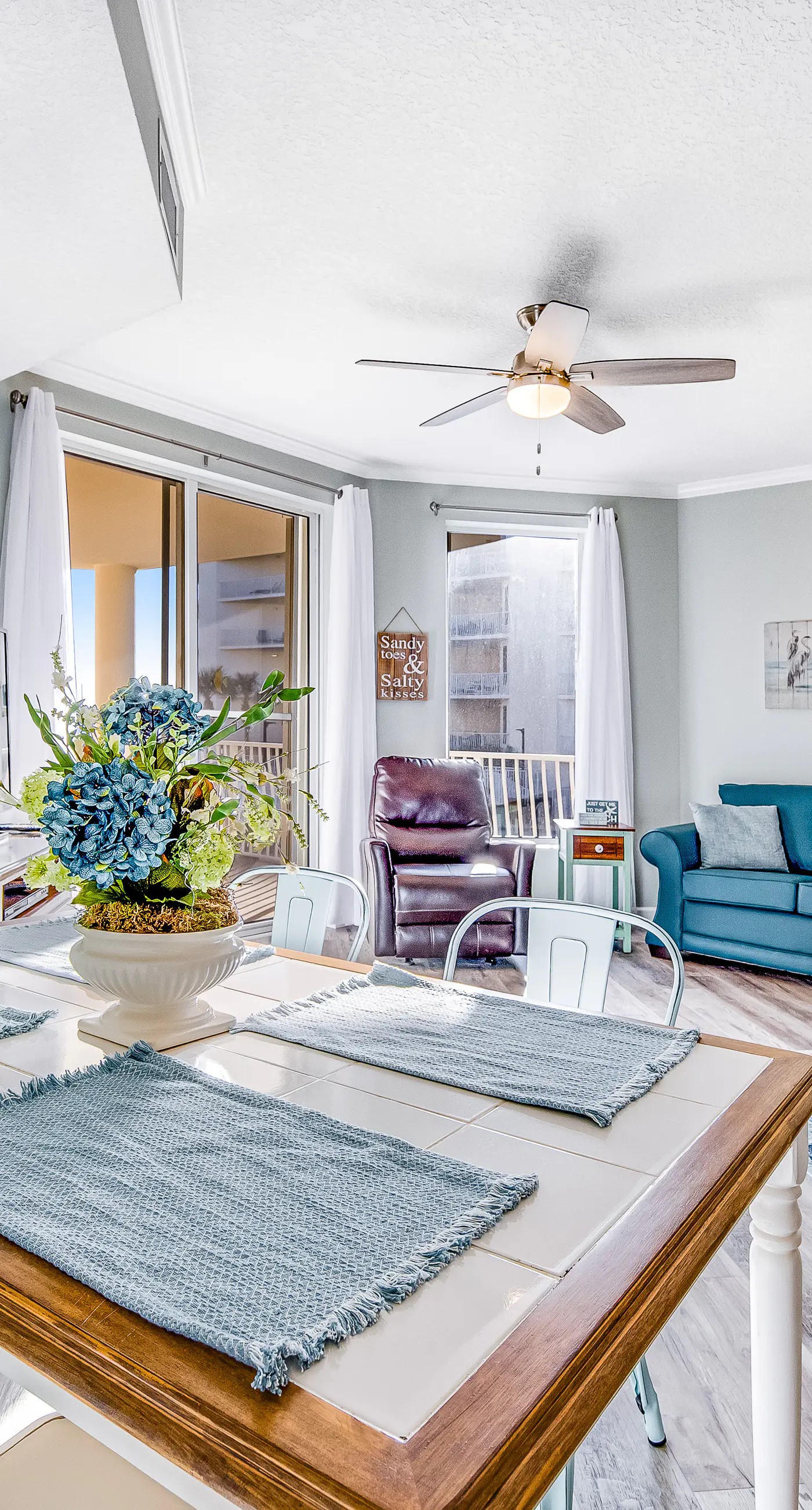 First-floor condo with sauna, gym, pool, tennis & pickleball