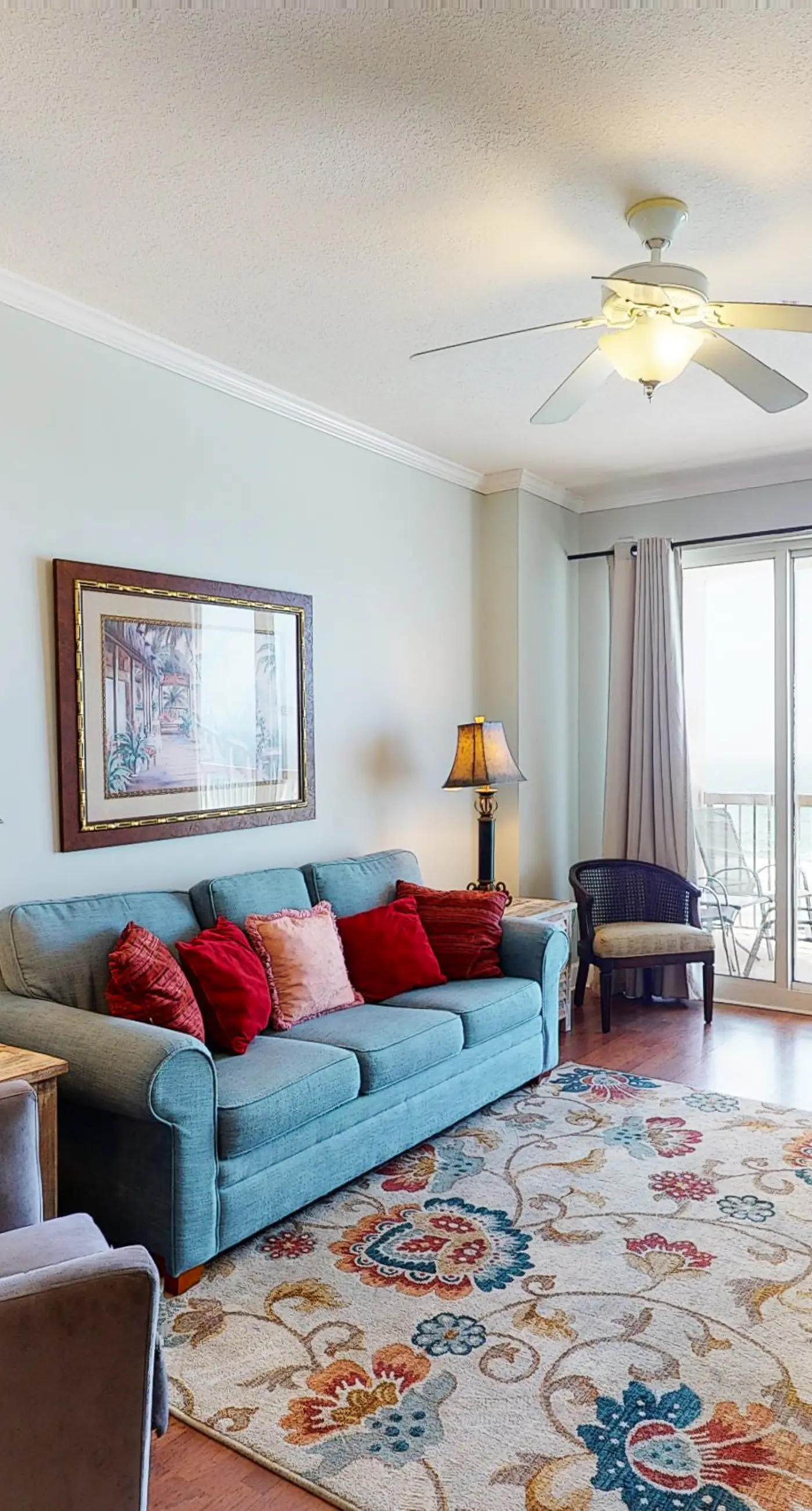 12th-floor, waterfront condo with pools, grills & fitness center