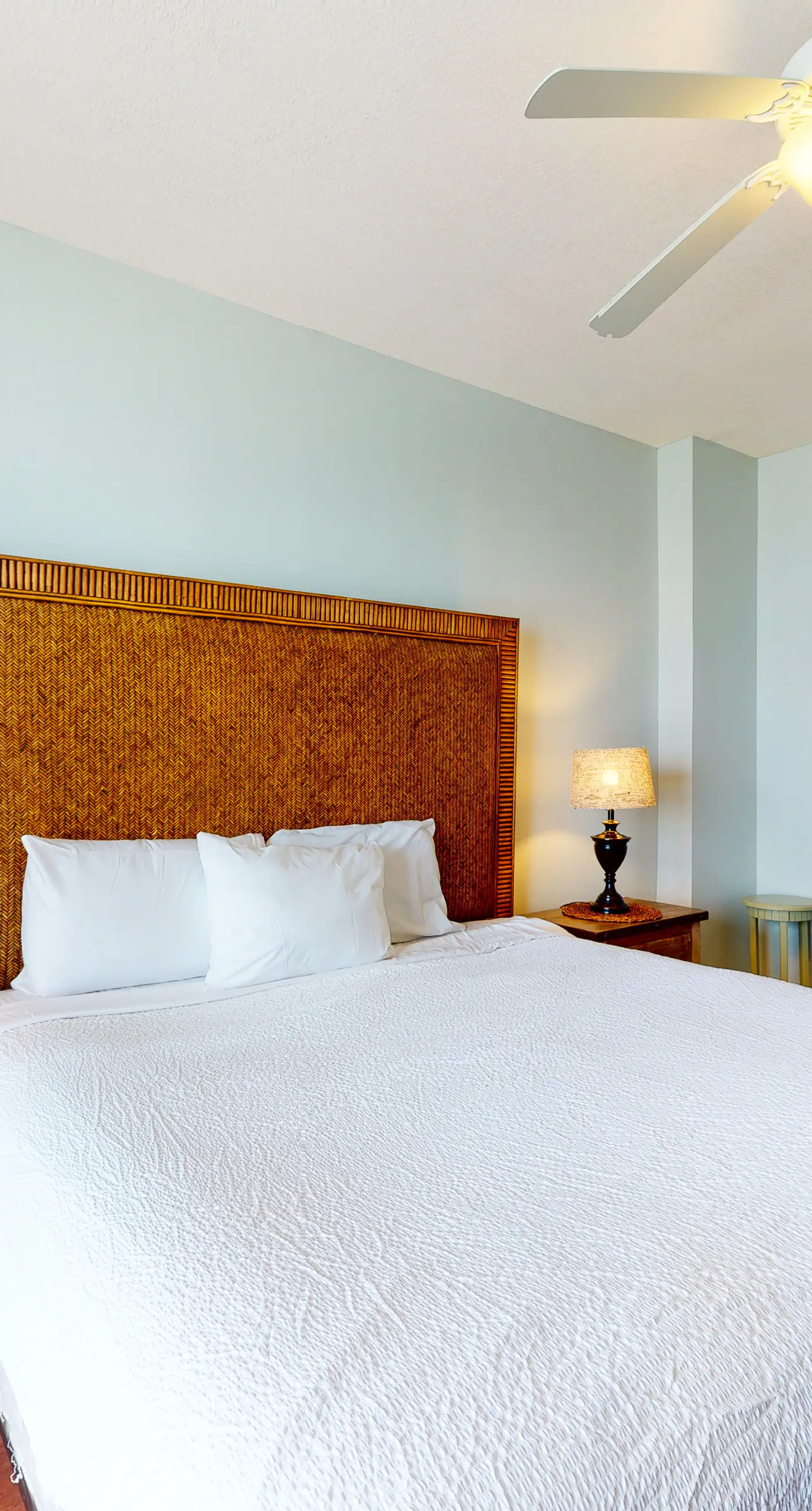 12th-floor, waterfront condo with pools, grills & fitness center