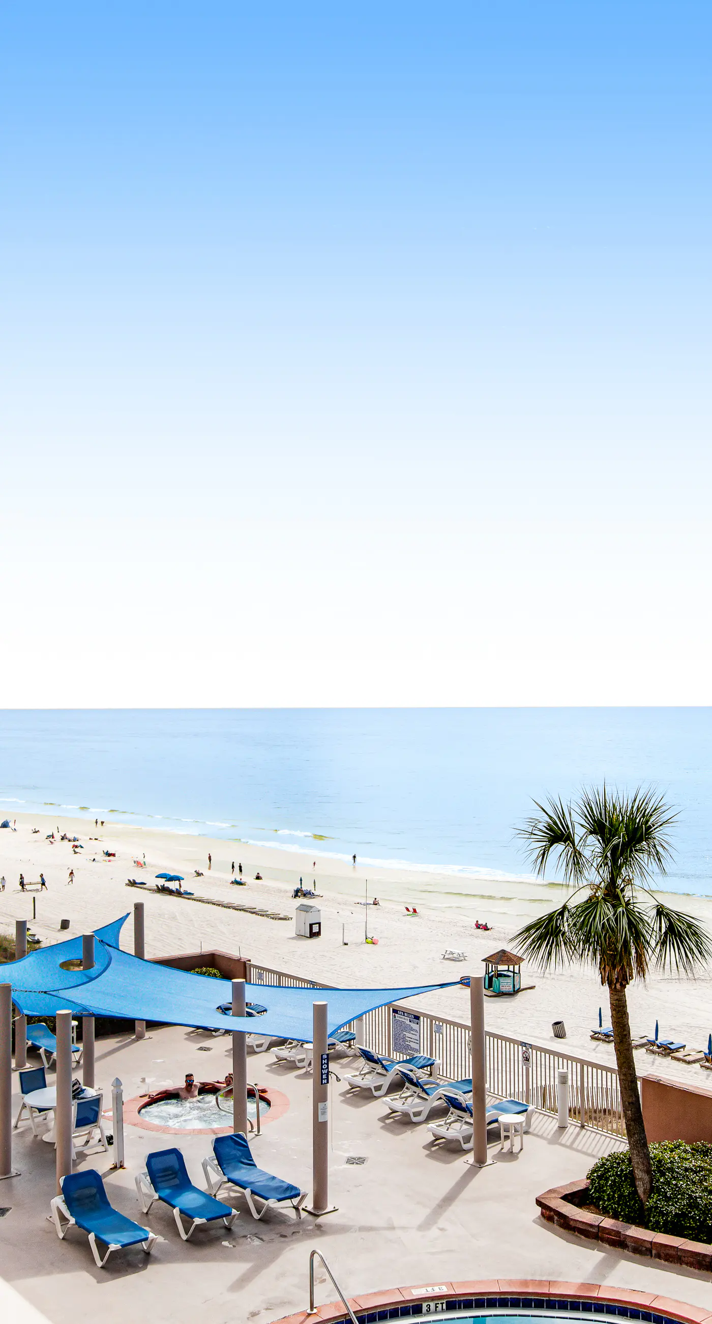 Beach-chic, 7th-floor condo with incredible Gulf-front views, gym, hot tub & 2 pools