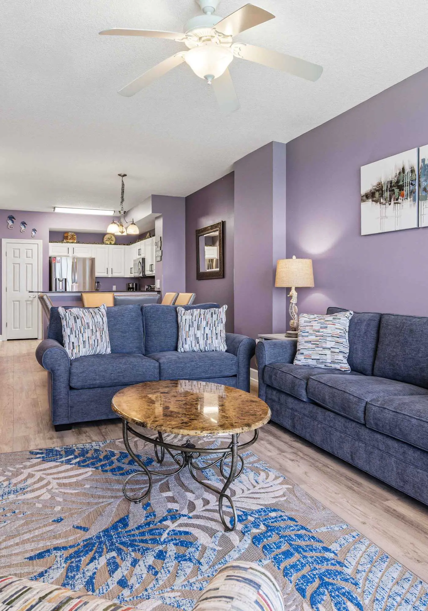 Elegant, beachfront condo with a furnished balcony, views & two pools