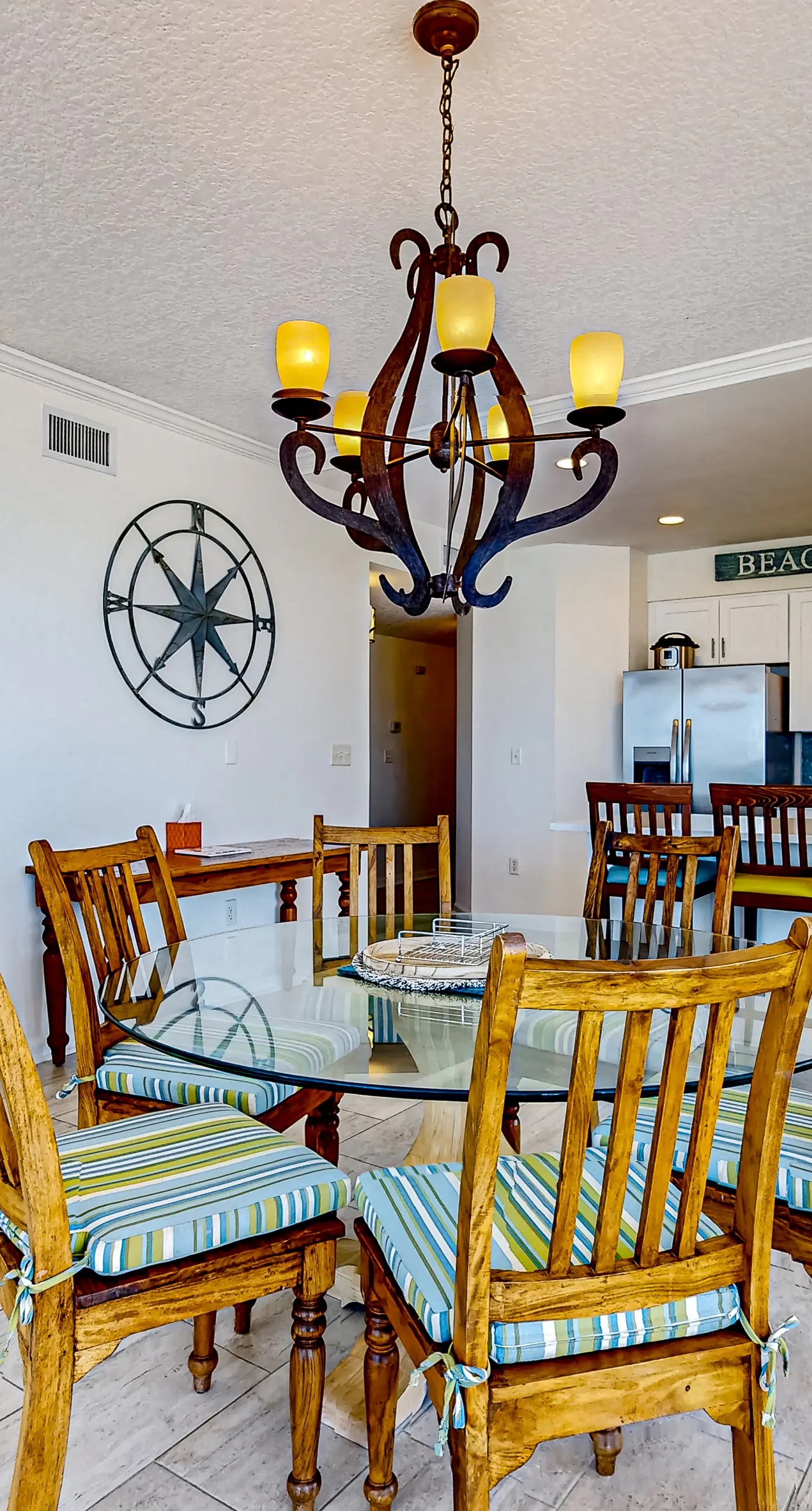 Gulf-front 3-bedroom condo with balconies off each bedroom & pickleball