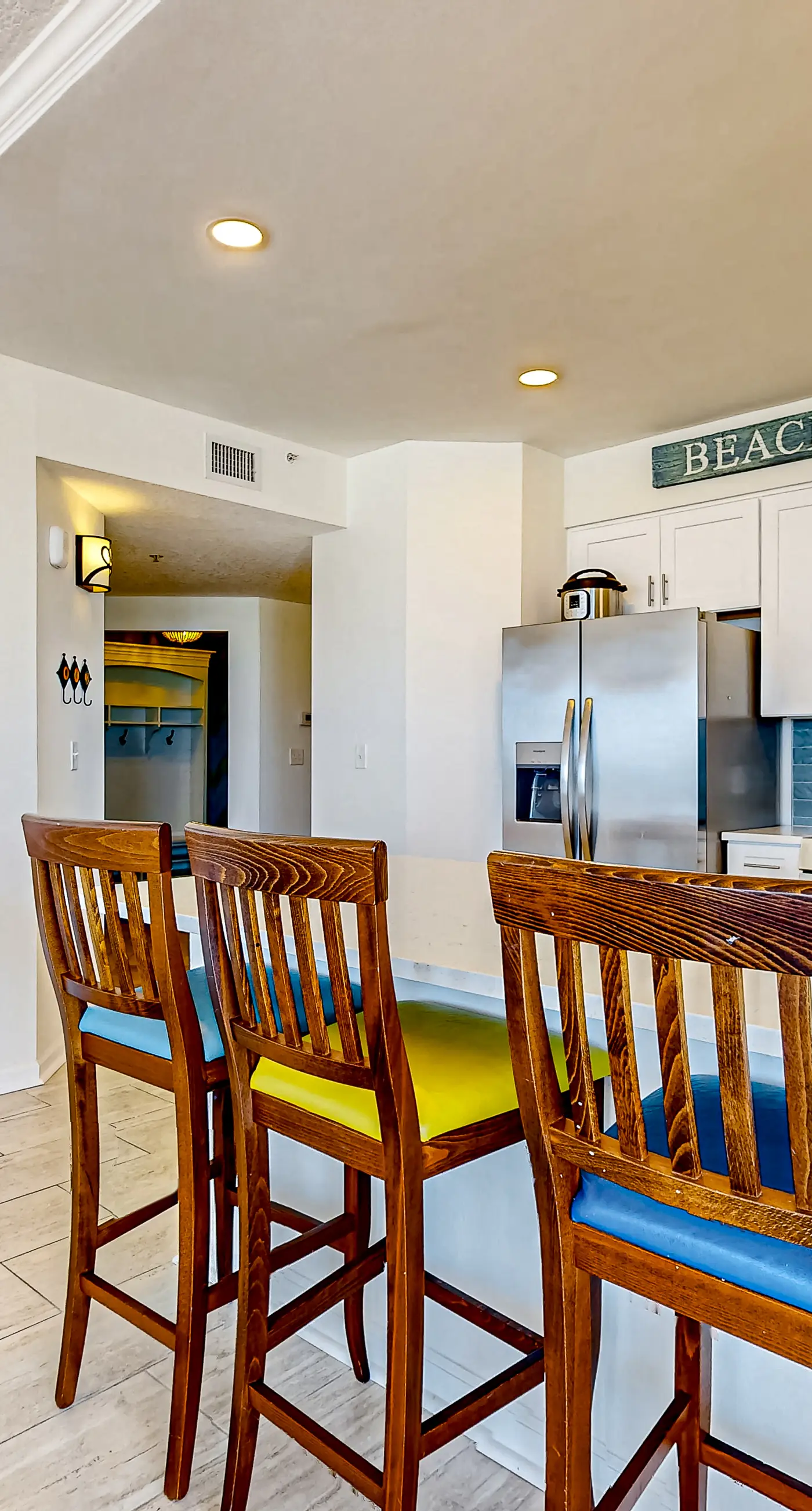 Gulf-front 3-bedroom condo with balconies off each bedroom & pickleball