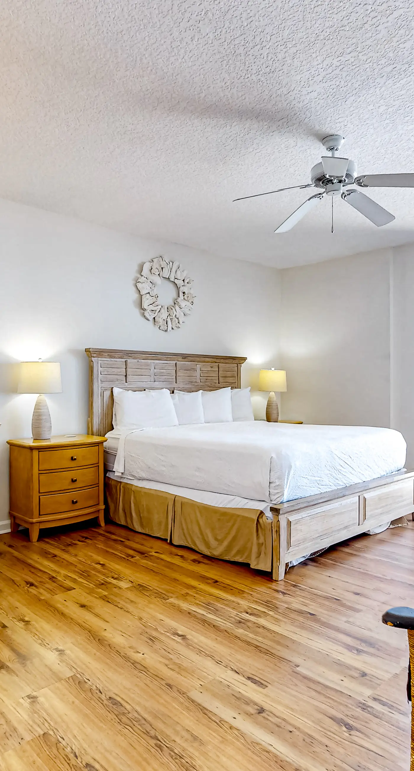 Gulf-front 3-bedroom condo with balconies off each bedroom & pickleball