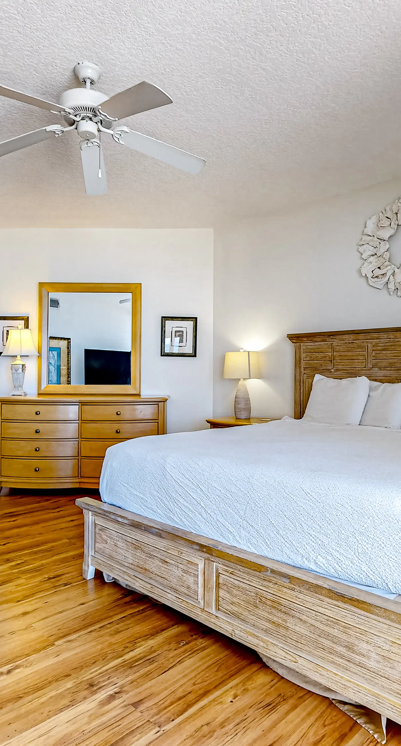 Gulf-front 3-bedroom condo with balconies off each bedroom & pickleball