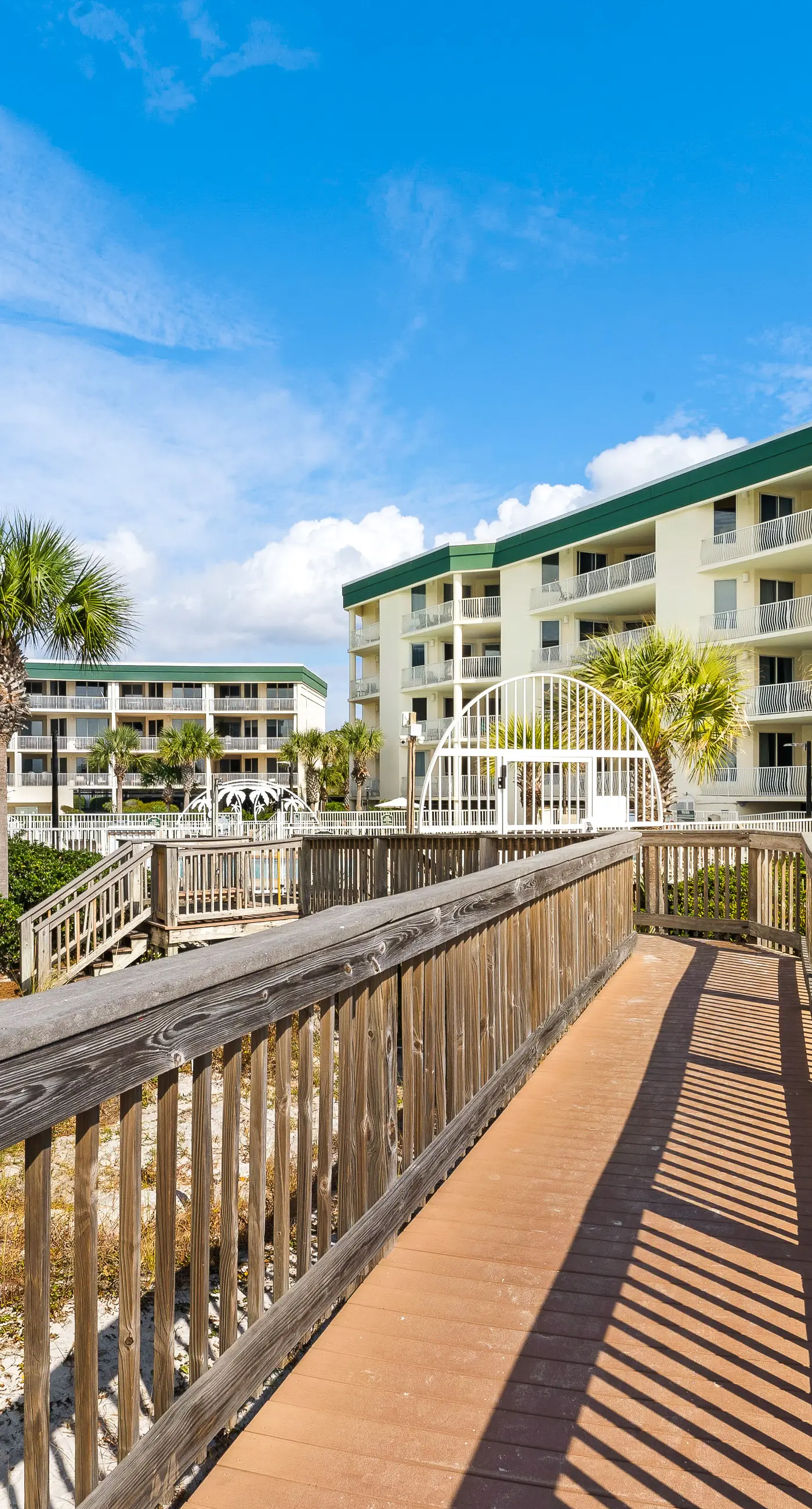 Gulf-front 3-bedroom condo with balconies off each bedroom & pickleball