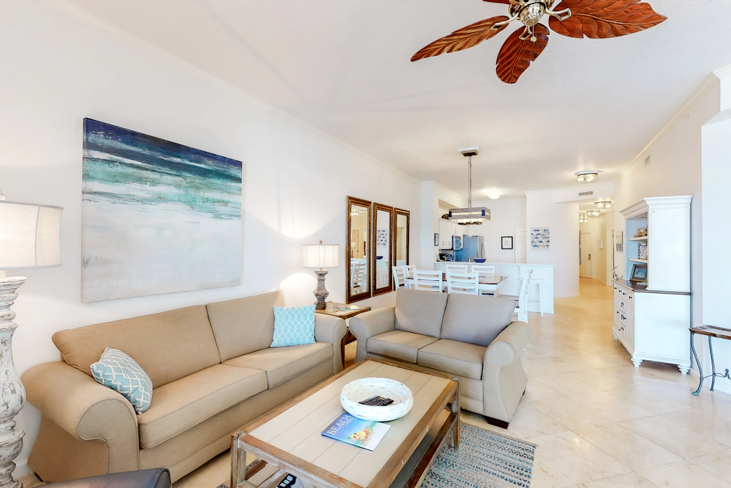 Dog-friendly 4th-floor 3-bedroom condo with stunning Gulf views & pickleball