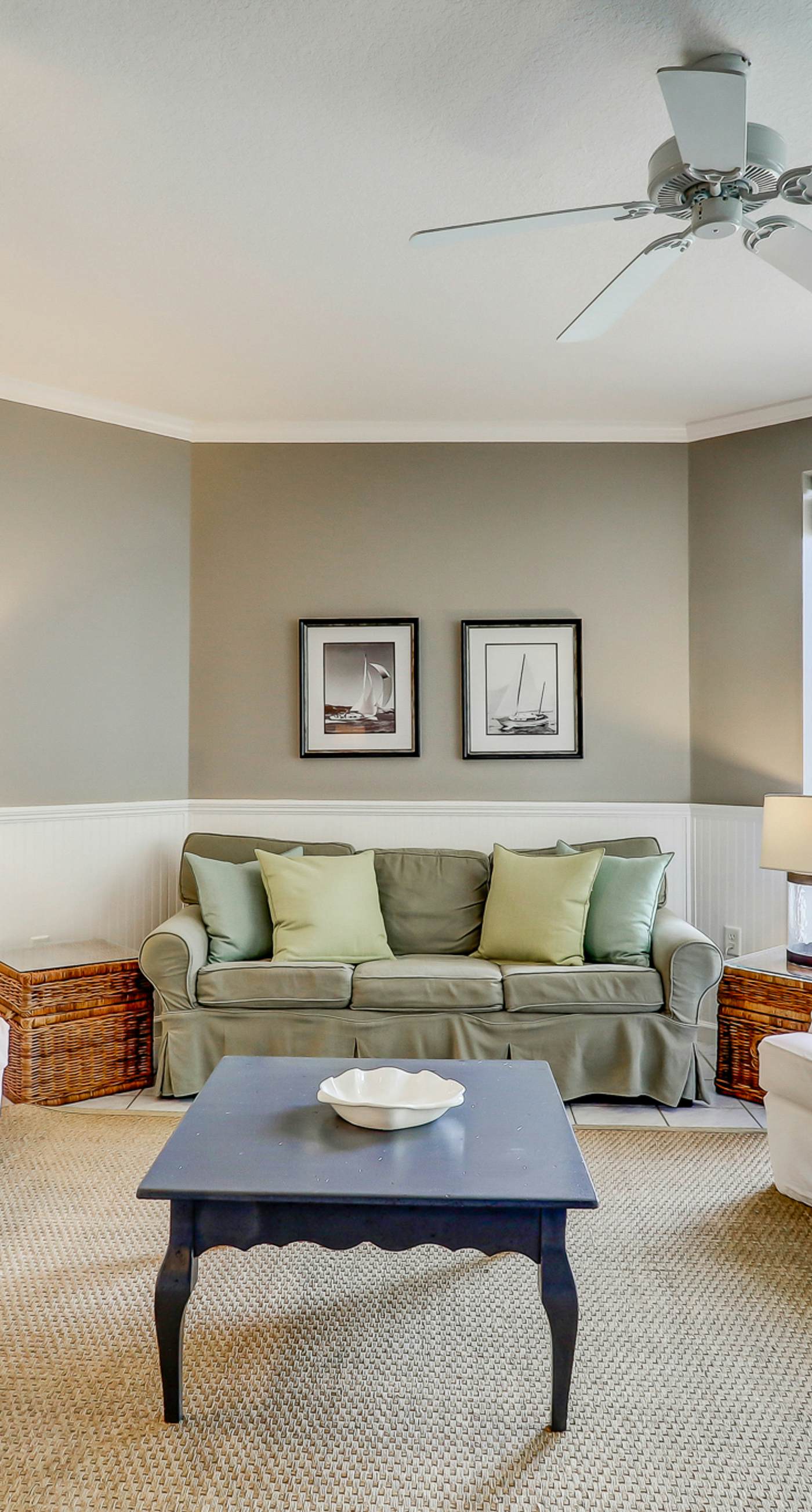 Two-bedroom with bunks, balcony overlooking pool & on-site pickleball
