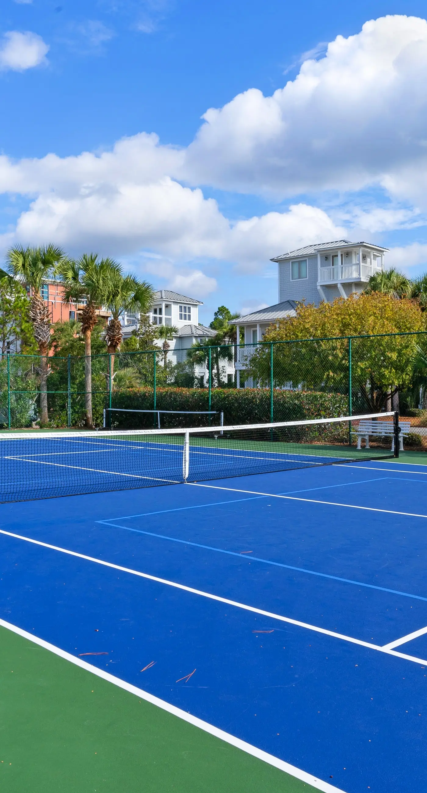 Two-bedroom with bunks, balcony overlooking pool & on-site pickleball