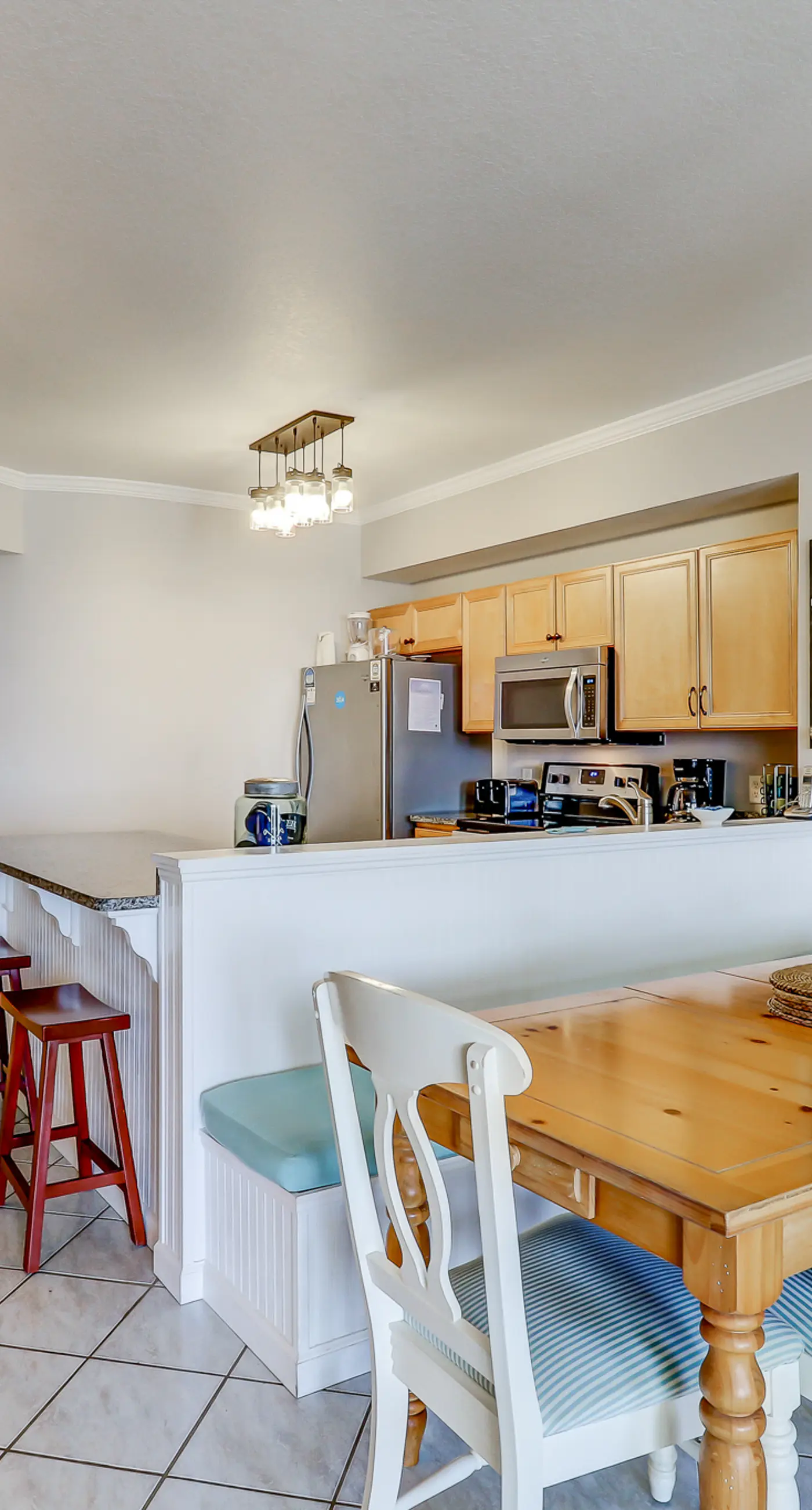 Two-bedroom with bunks, balcony overlooking pool & on-site pickleball
