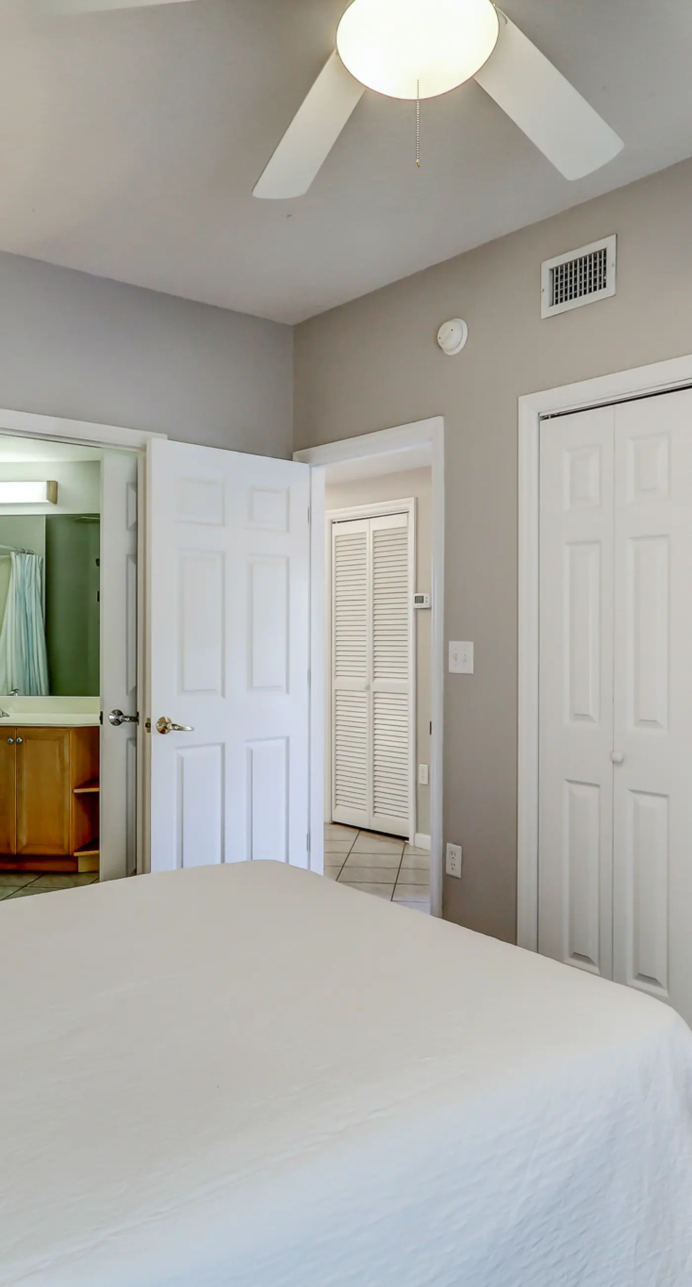 Two-bedroom with bunks, balcony overlooking pool & on-site pickleball