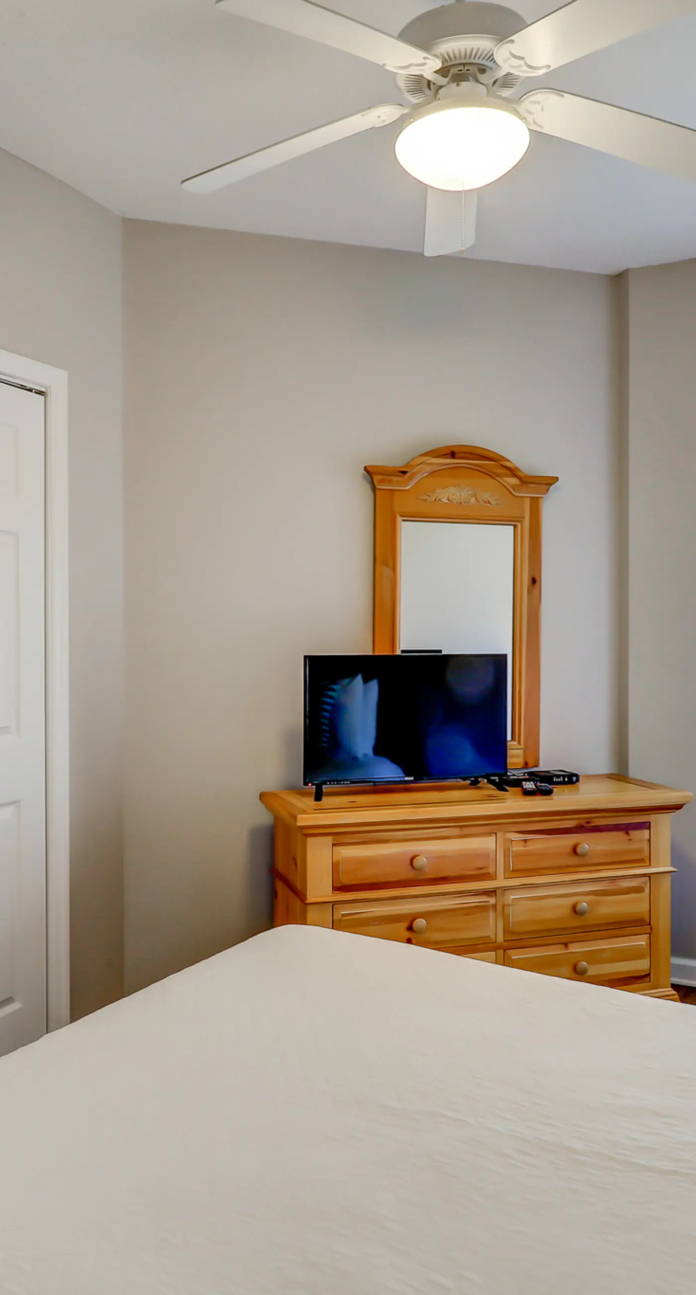 Two-bedroom with bunks, balcony overlooking pool & on-site pickleball