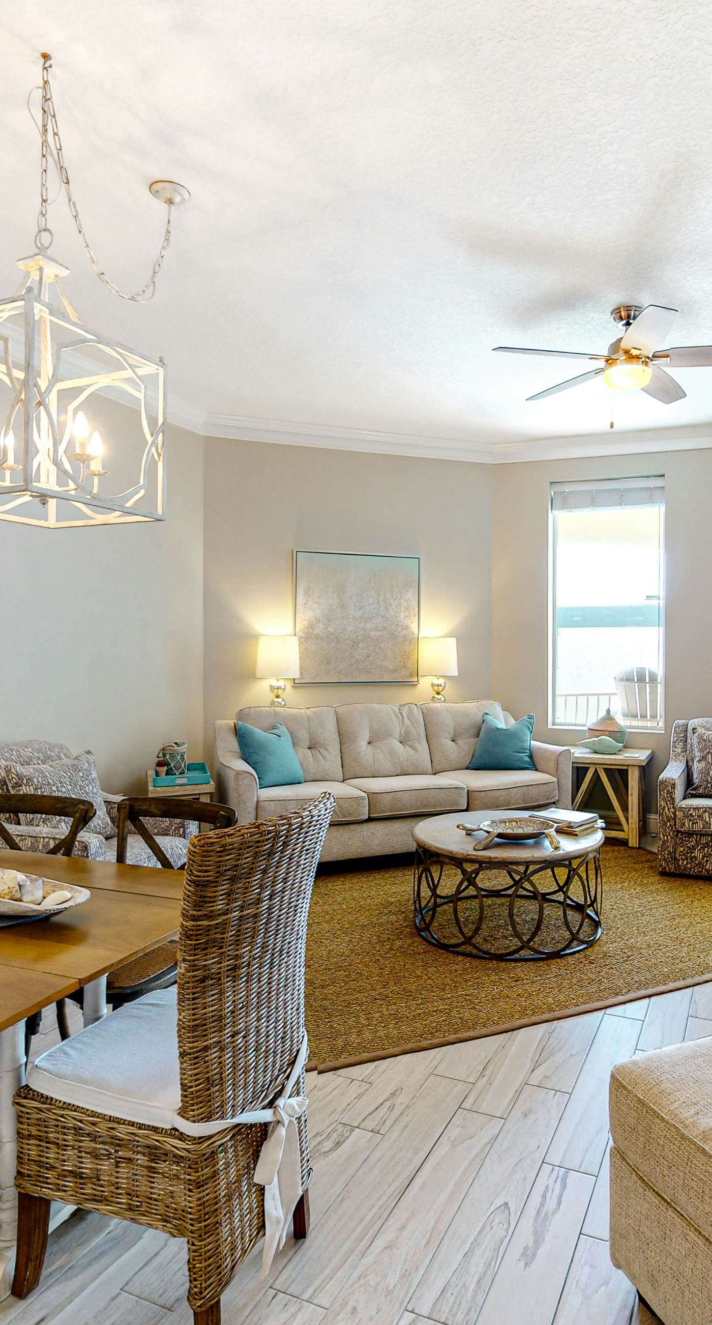 Amazing views at this renovated 4rth-floor condo with lagoon pool & pickleball