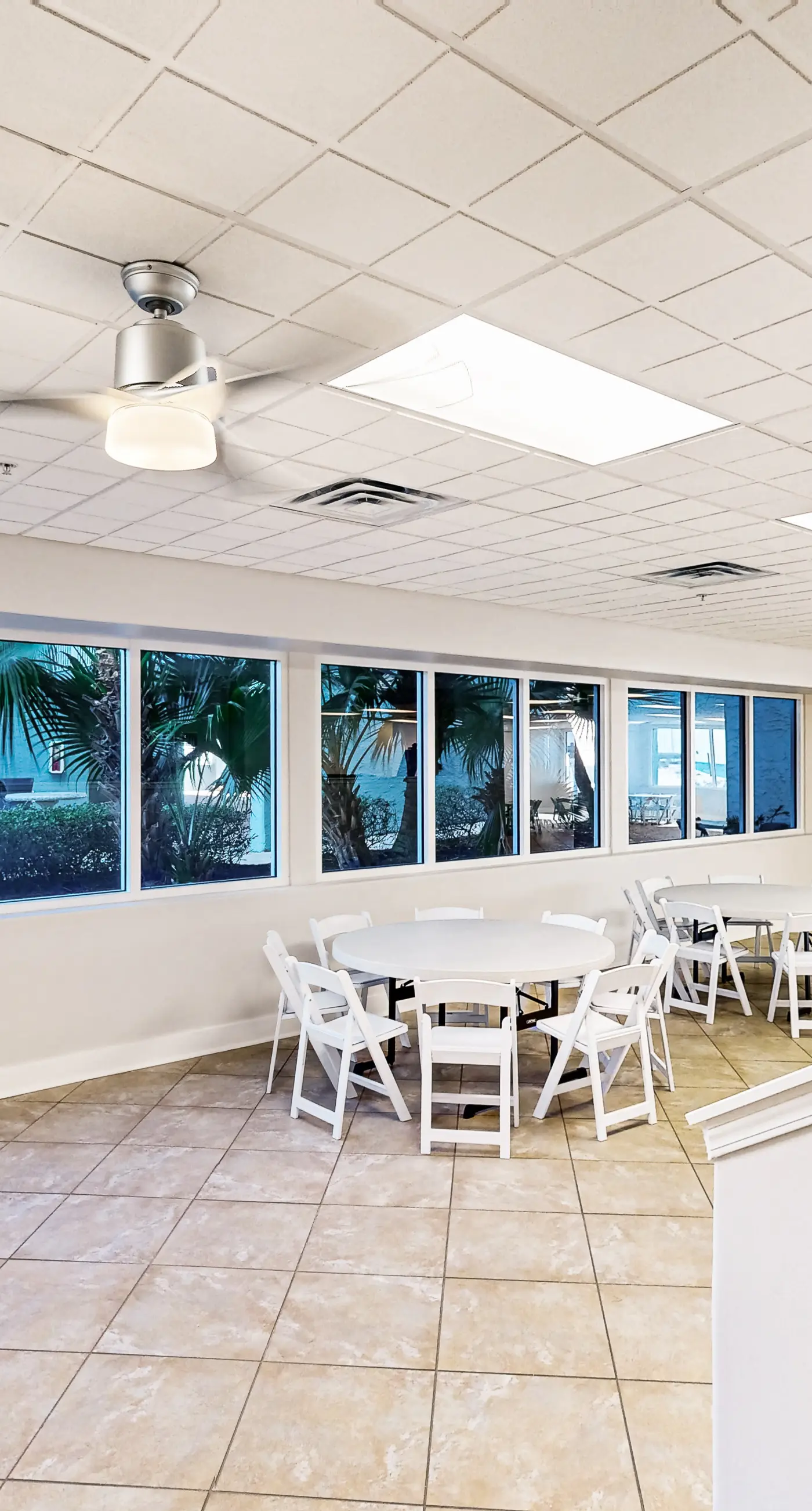 Third floor oceanfront condo with ocean view, pool access, and central AC