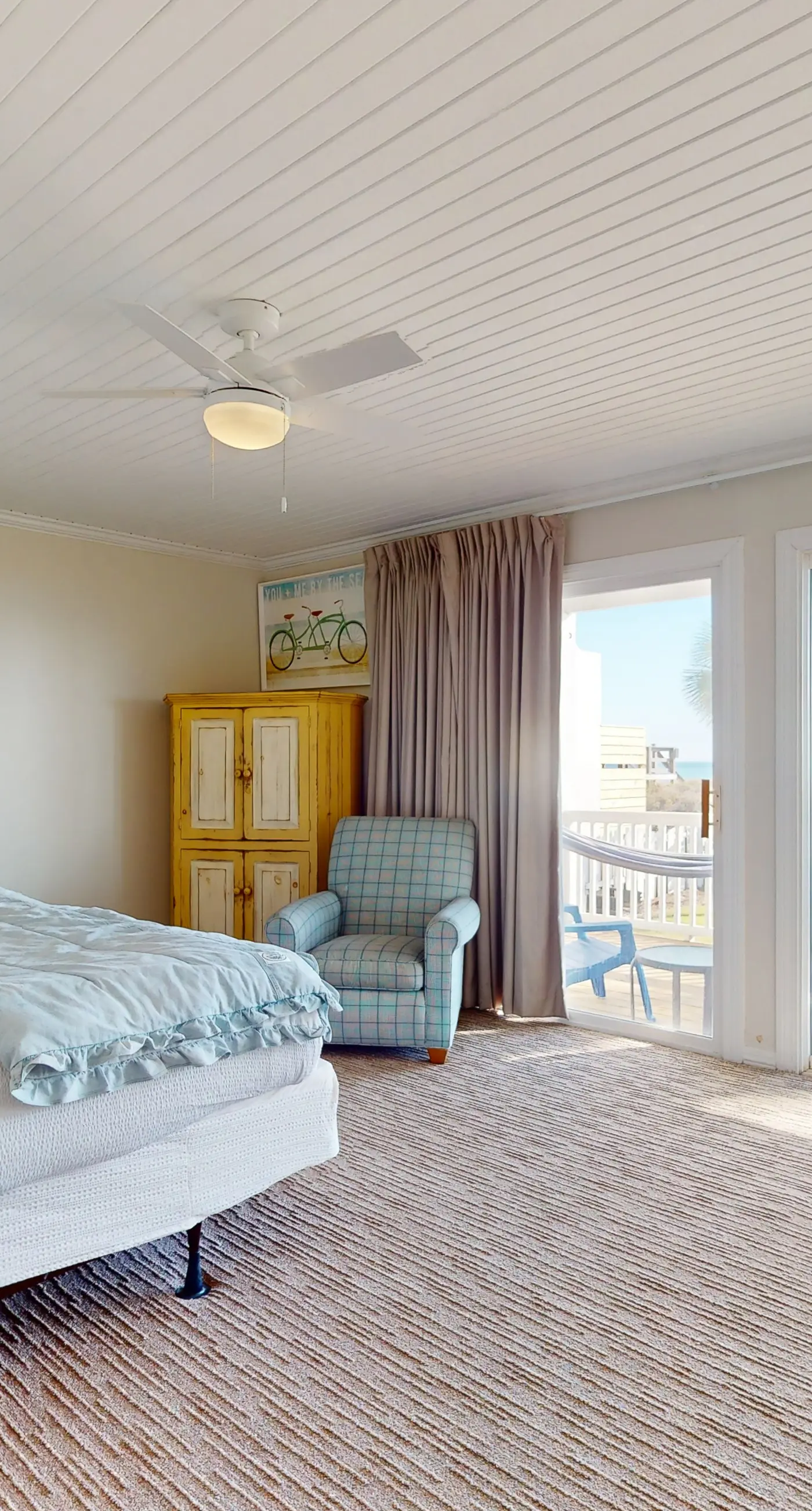 Gulf-front house near golf with pool, ocean views, beach access, & balcony