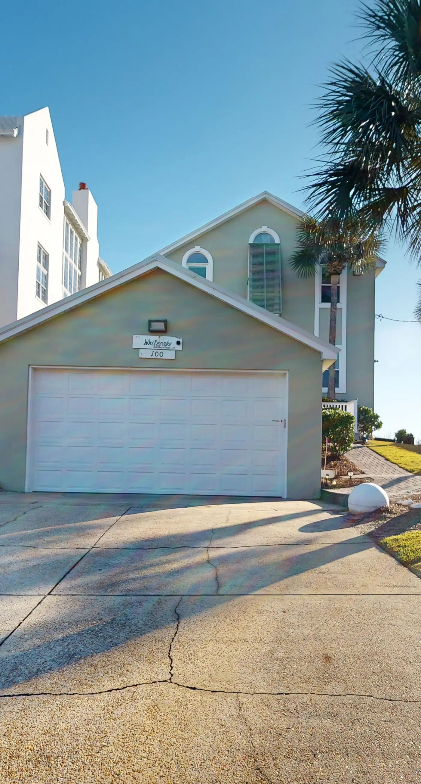 Gulf-front house near golf with pool, ocean views, beach access, & balcony