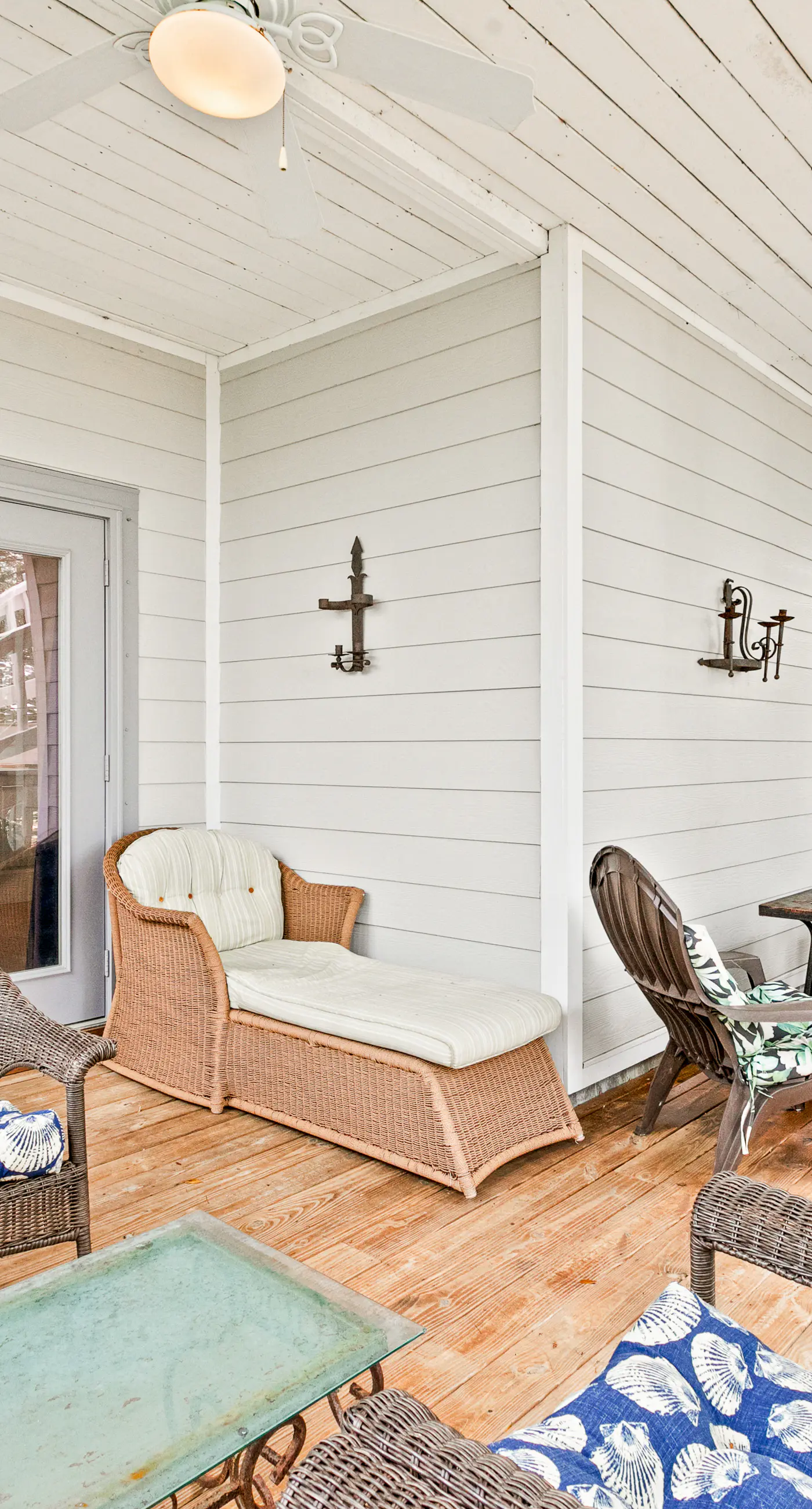Coastal home with WiFi, central AC, decks, grill, firepit, pool, and dock