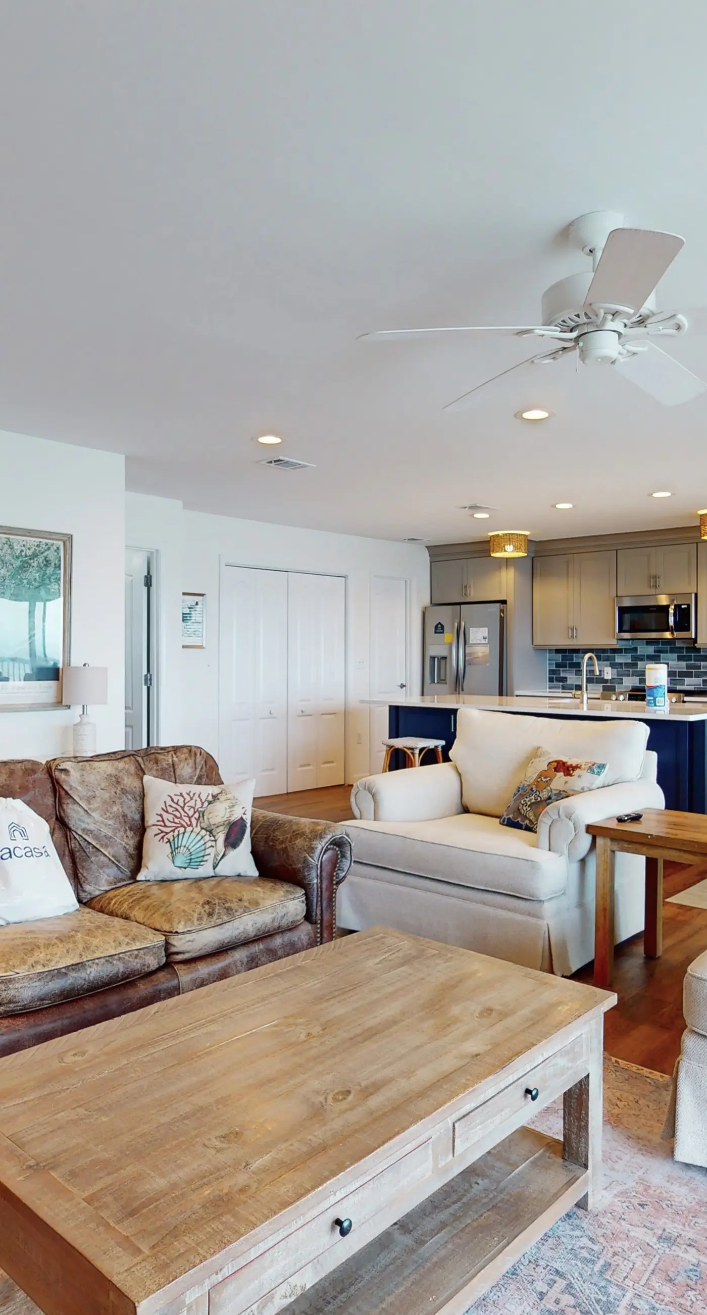 Spacious & updated waterfront home w/ decks, beach views & private boardwalk