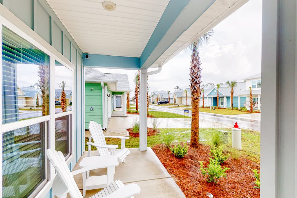 Brand-new beach house with pool, beach access, AC, & W/D