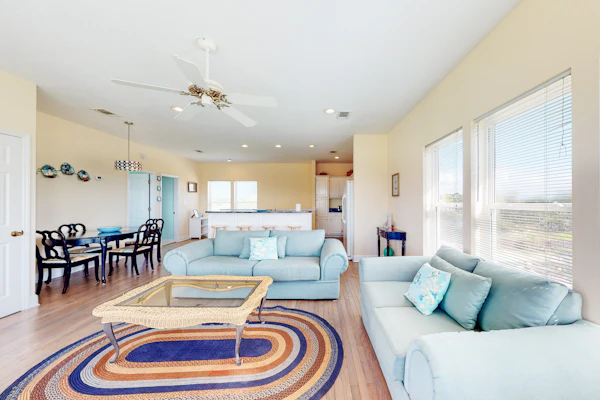 Charming ocean-view gem with a pool, deck, washer/dryer & central AC